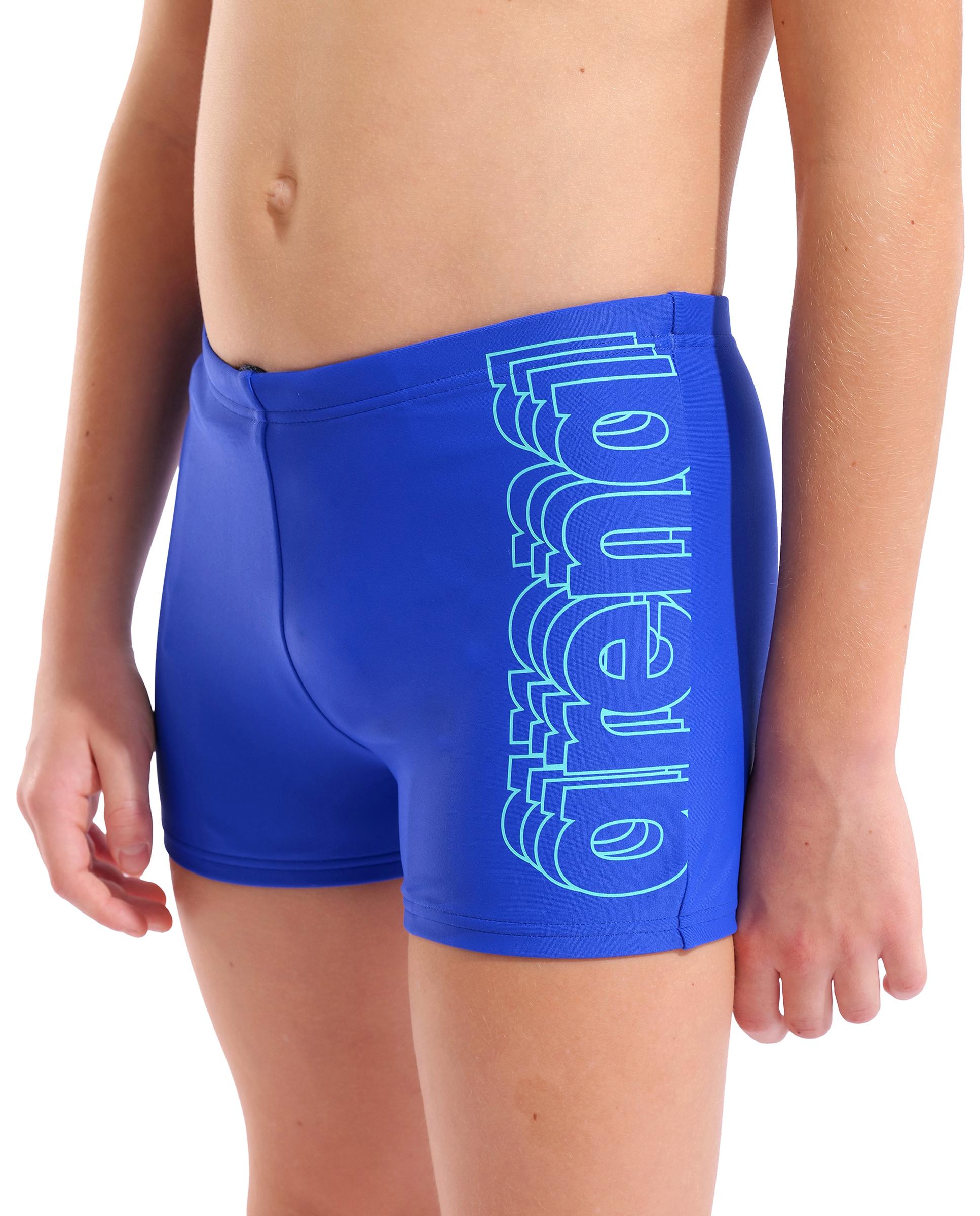 Bañador de niños arena Feel tipo short s Detail - Azul eléctrico Azul eléctrico-4
