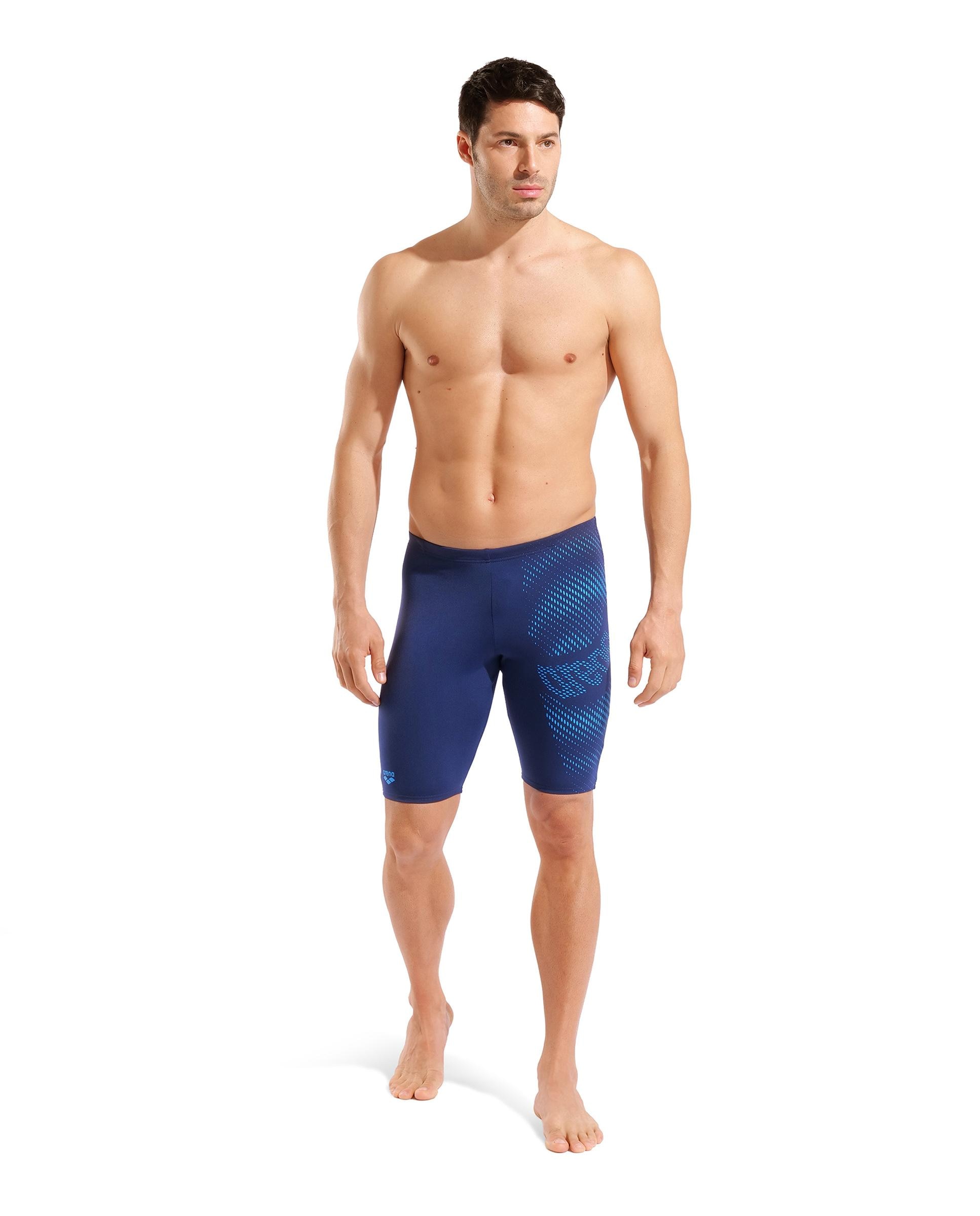 Imagen 3 de Bañador de hombre jammer de natación arena Performance Distortion - Morado Morado