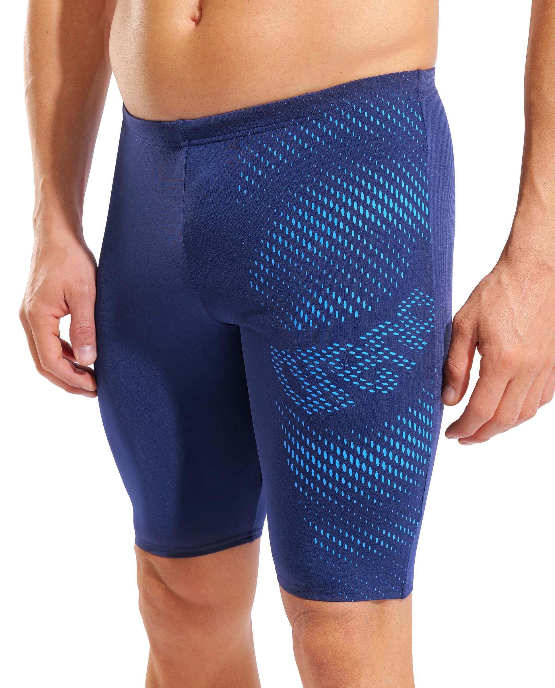 Imagen 4 de Bañador de hombre jammer de natación arena Performance Distortion - Morado Morado