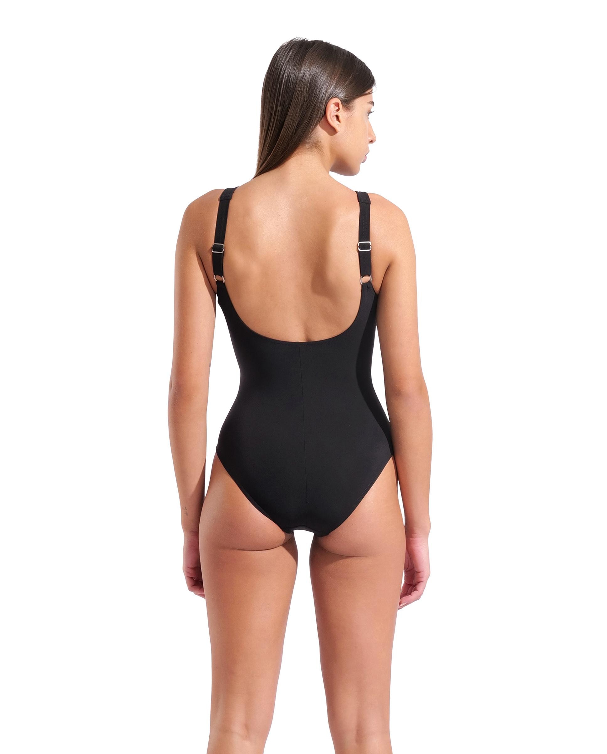 Bañador de mujer arena Shapewear Erika - Negro Negro-2