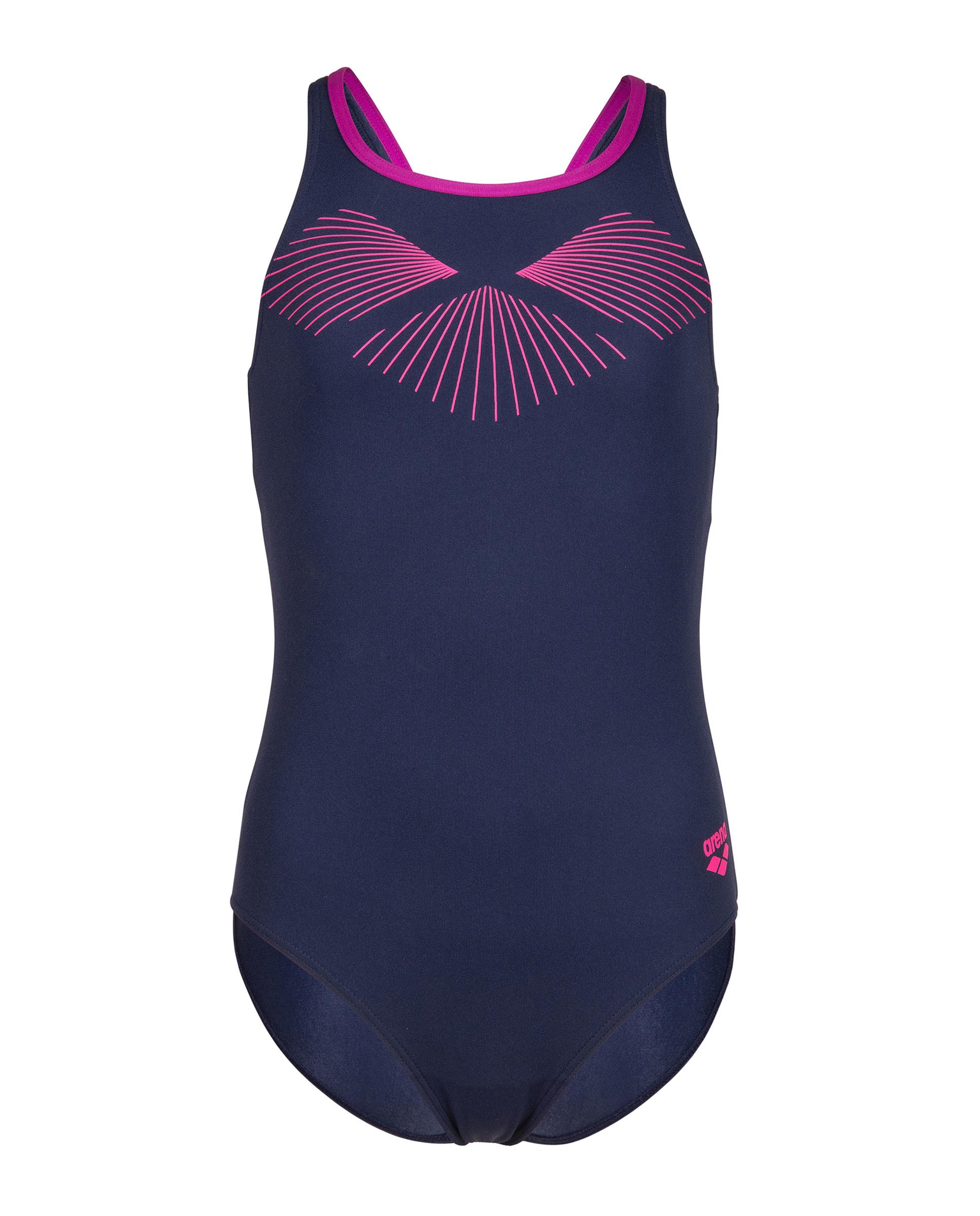 Bañador de niños arena Performance con espalda Swim Pro Bay - Morado Morado-1