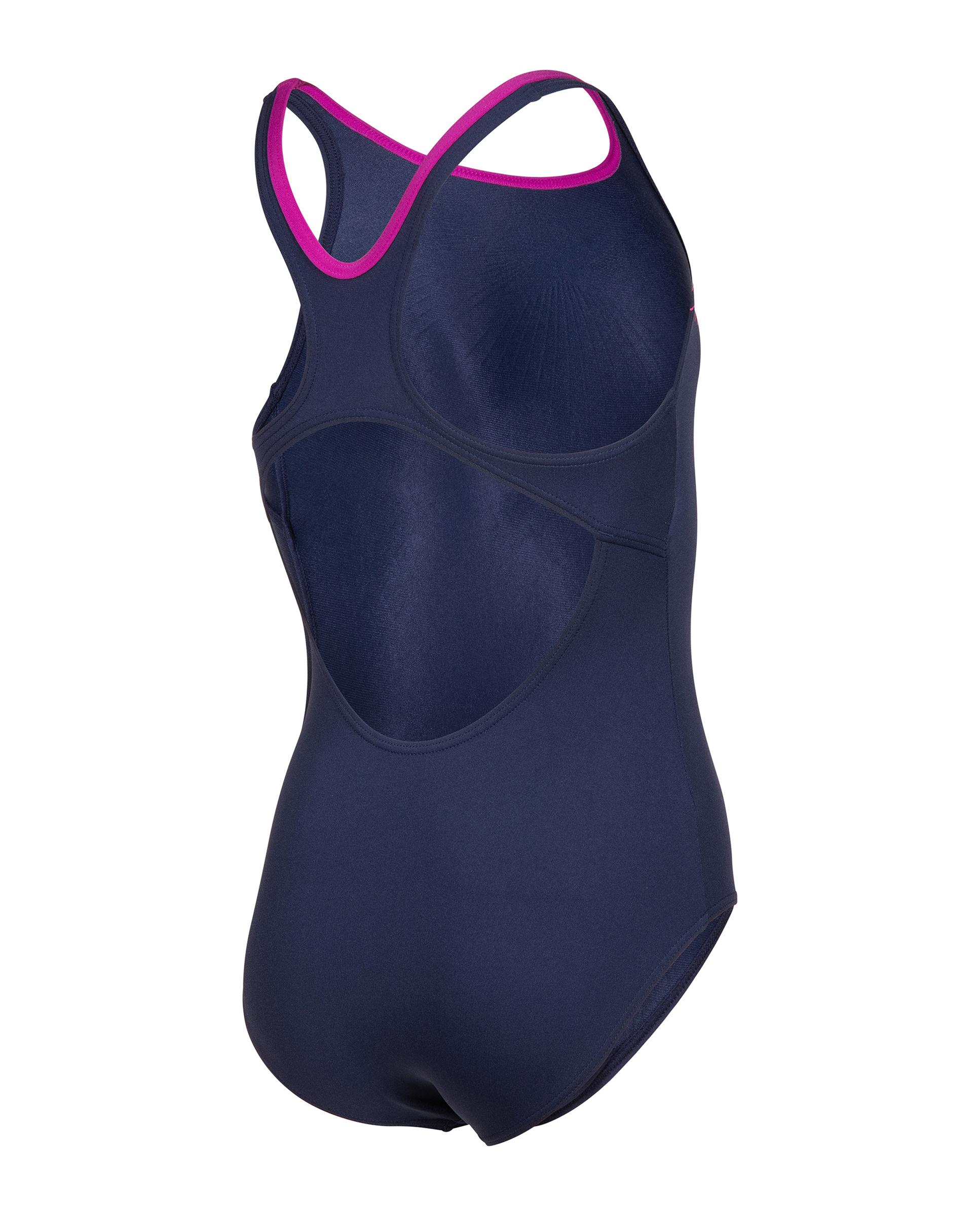 Bañador de niños arena Performance con espalda Swim Pro Bay - Morado Morado-4