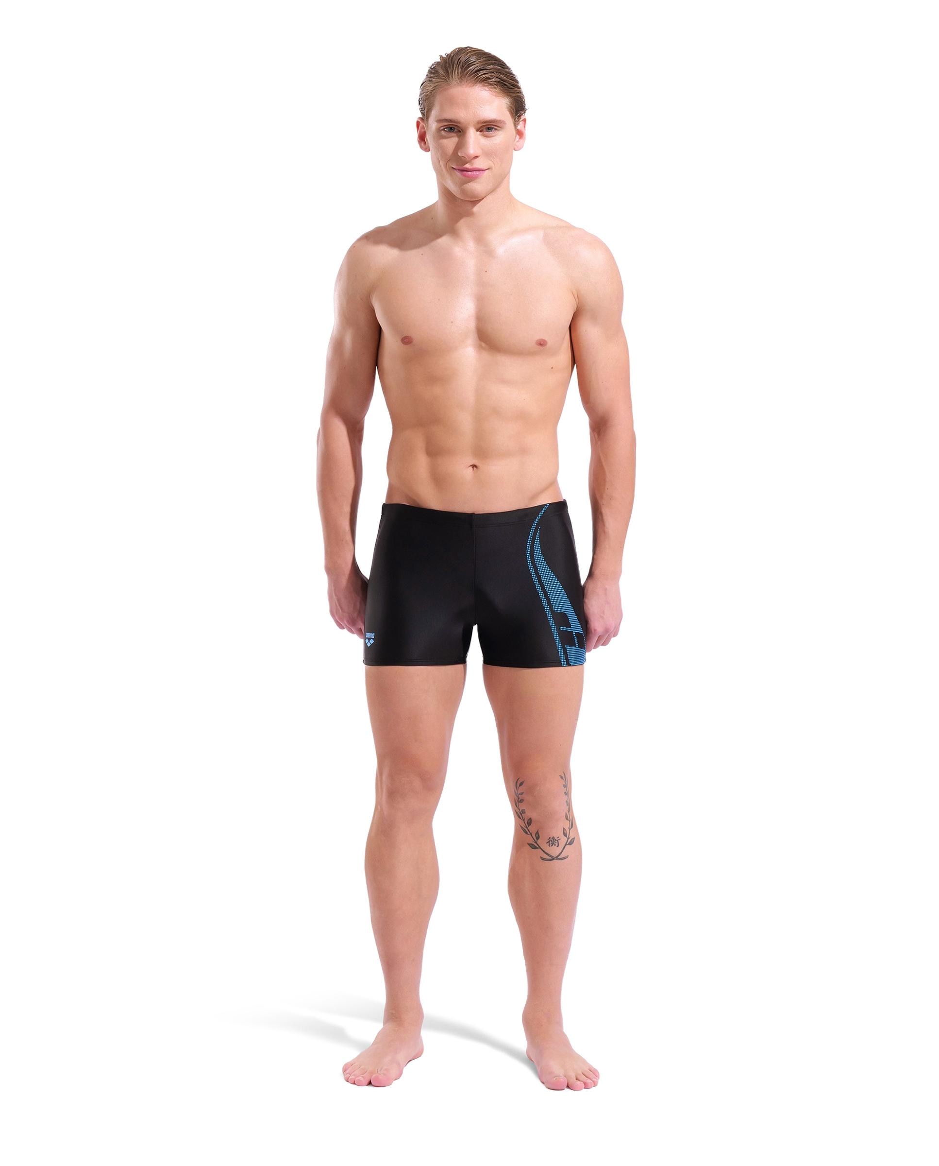 Imagen 1 de Bañador de hombre short arena Feel Graphic - Negro Negro