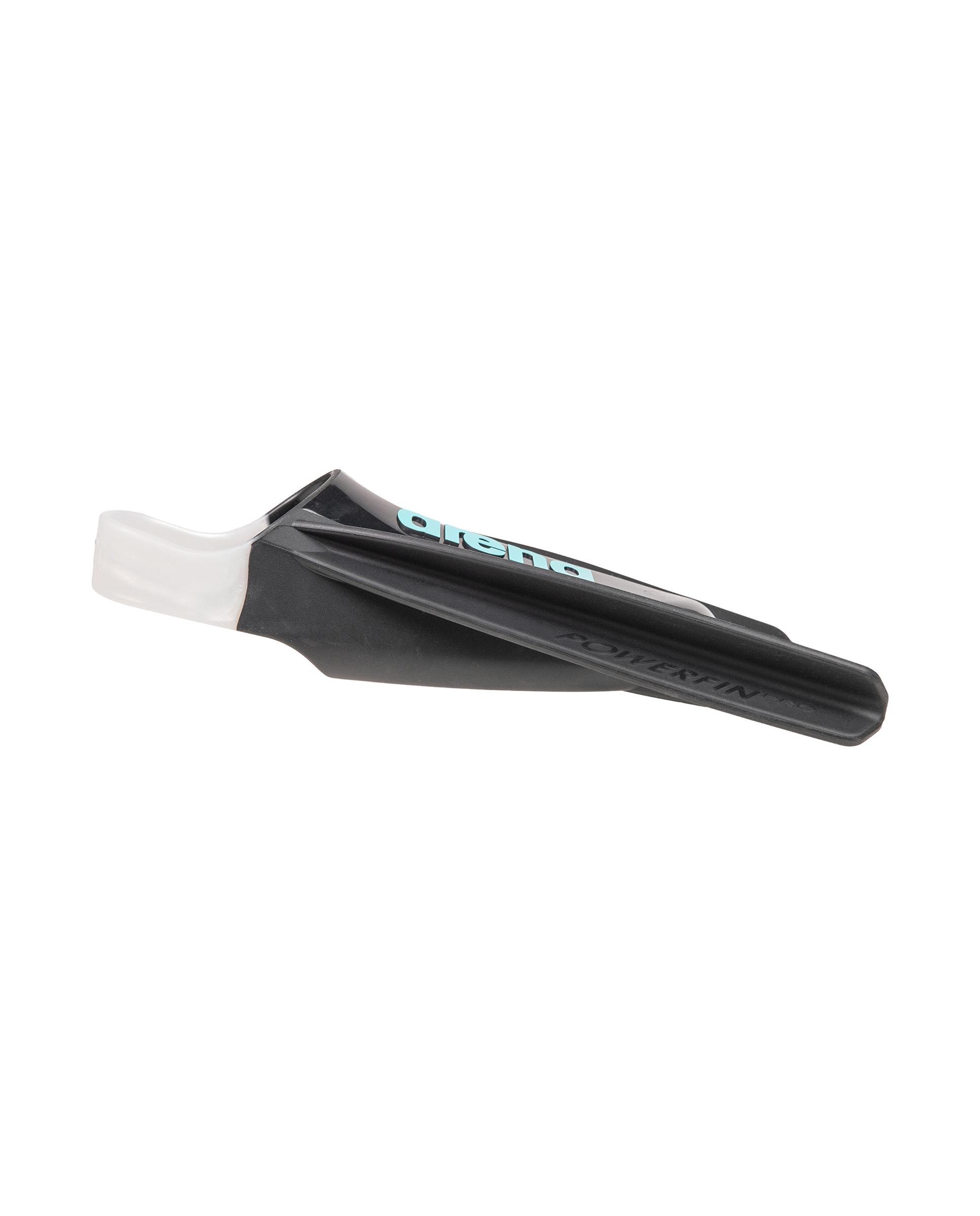 Aleta de entrenamiento arena Powerfin Pro II Flex - Negro Negro-4
