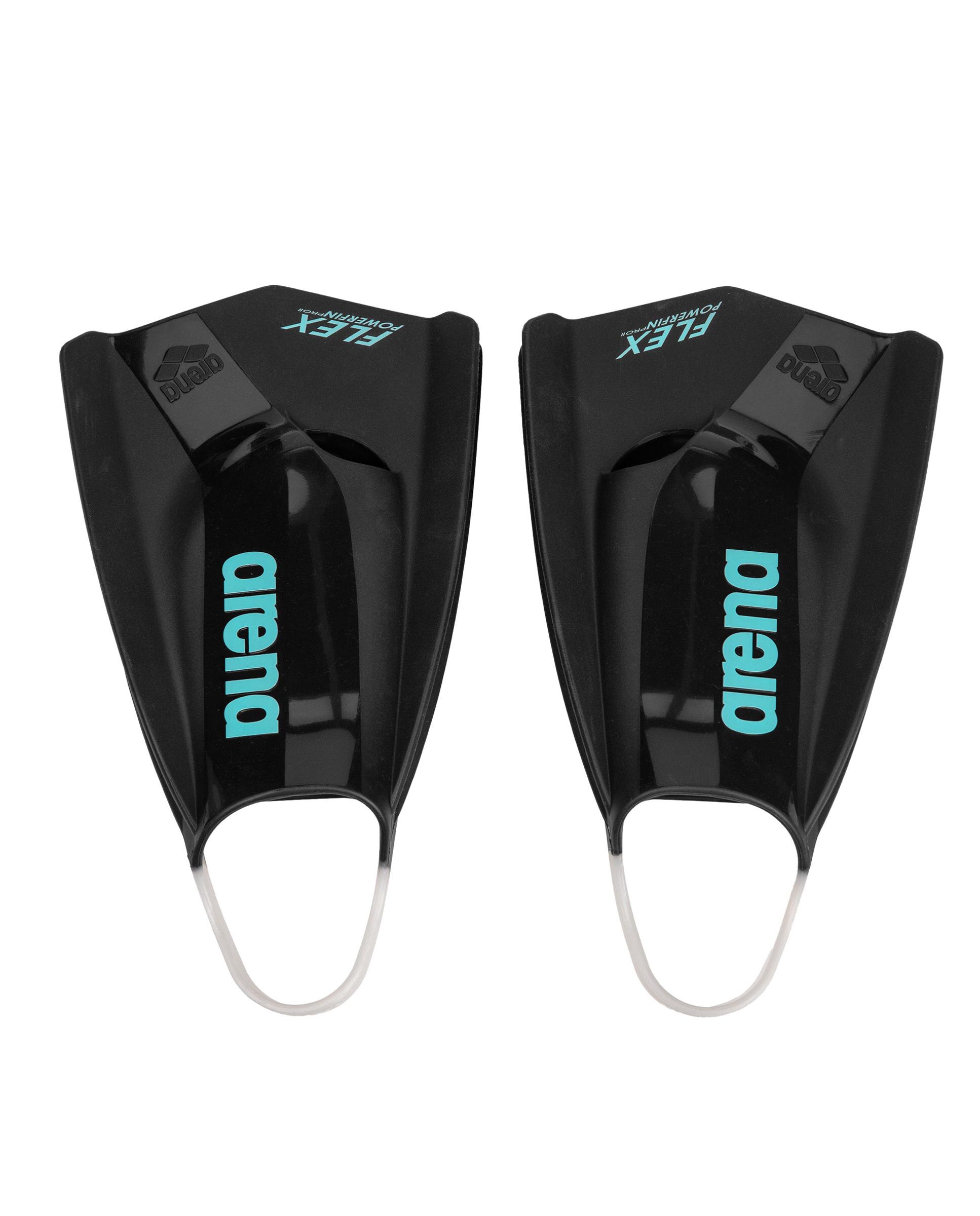 Aleta de entrenamiento arena Powerfin Pro II Flex - Negro Negro-5