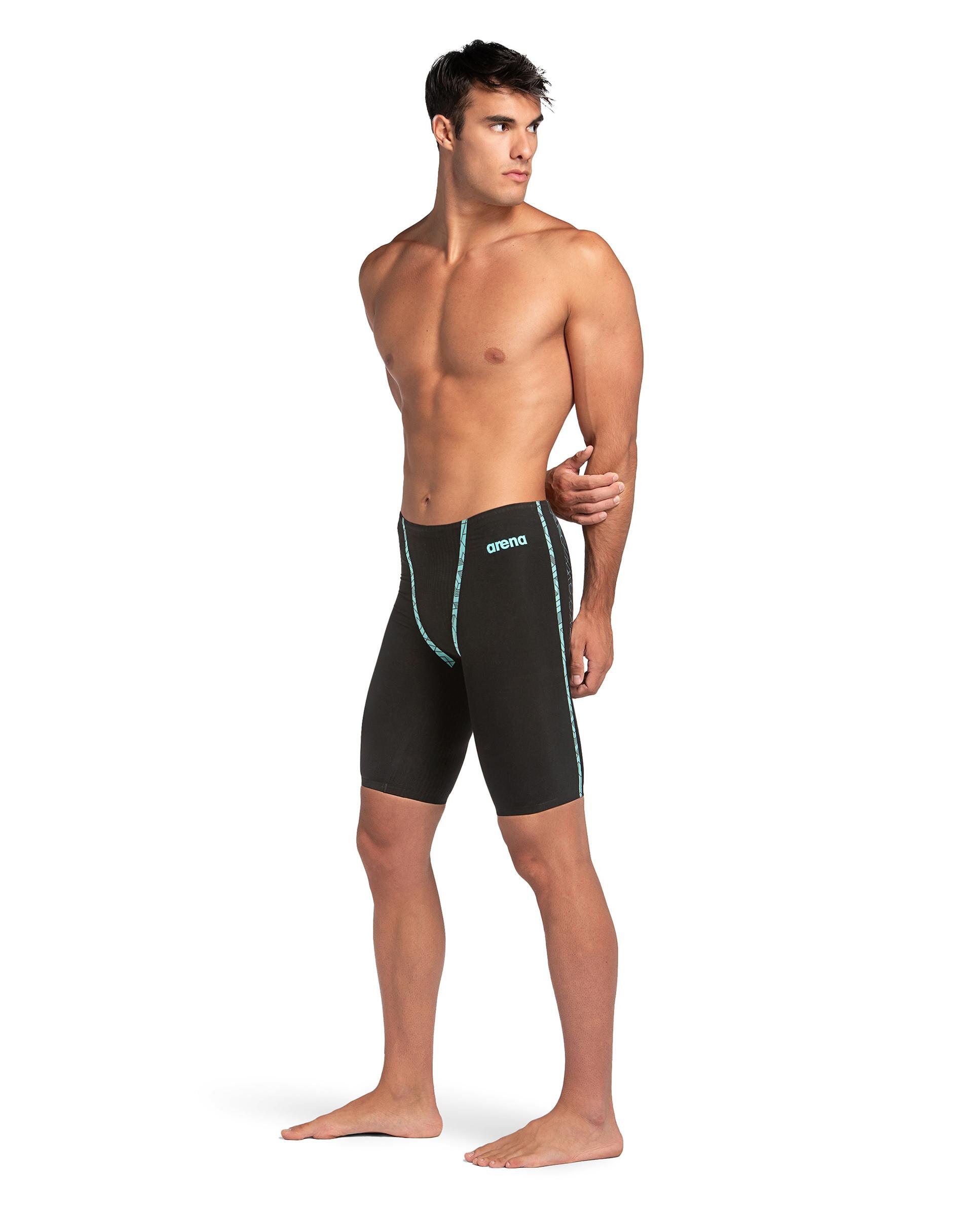 Bañador de hombre jammer arena Powerskin Primo con cintura alta - Negro Negro-4
