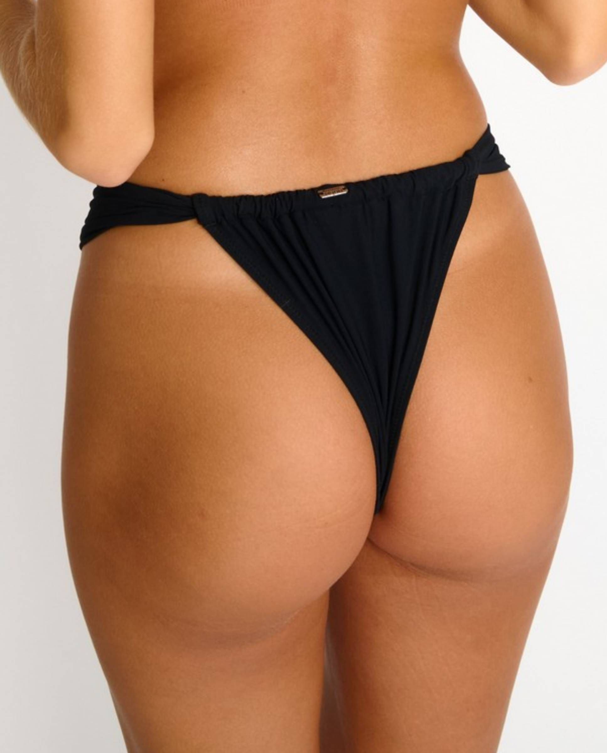 Braga de bikini black, tipo tanga - Banana Moon - Negro Negro-2