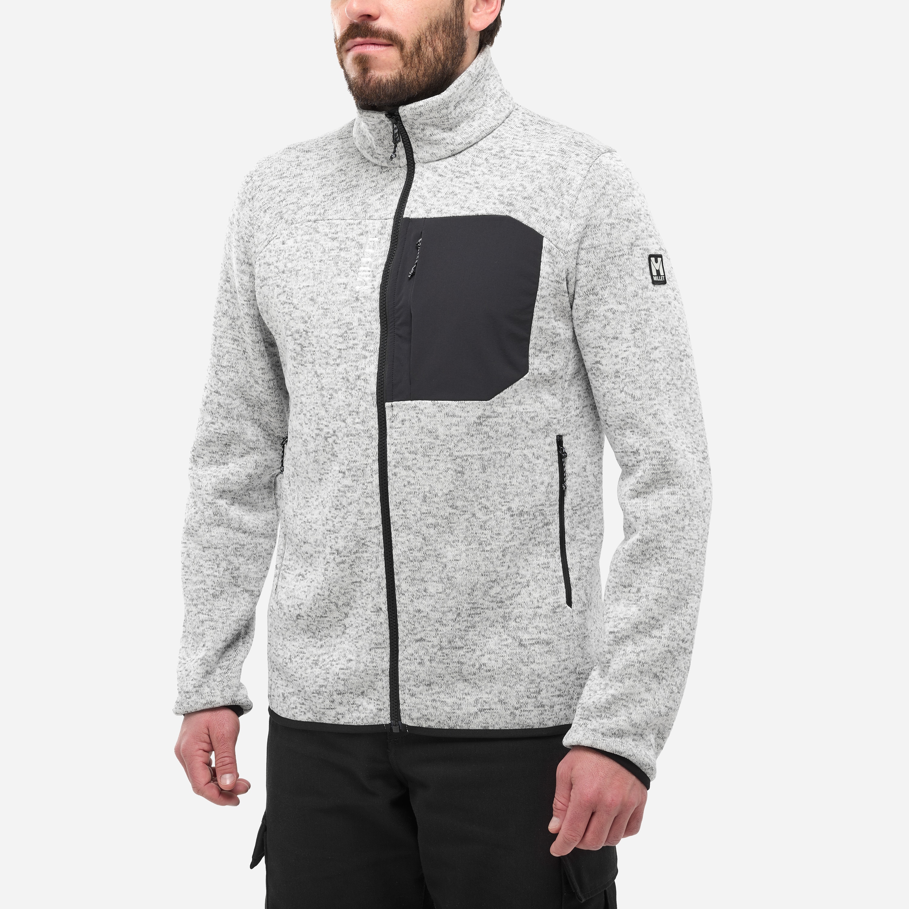 Imagen 3 de Chaqueta polar Montaña de Hombre CHAMONIX KNIT JKT M Millet - Gris Gris