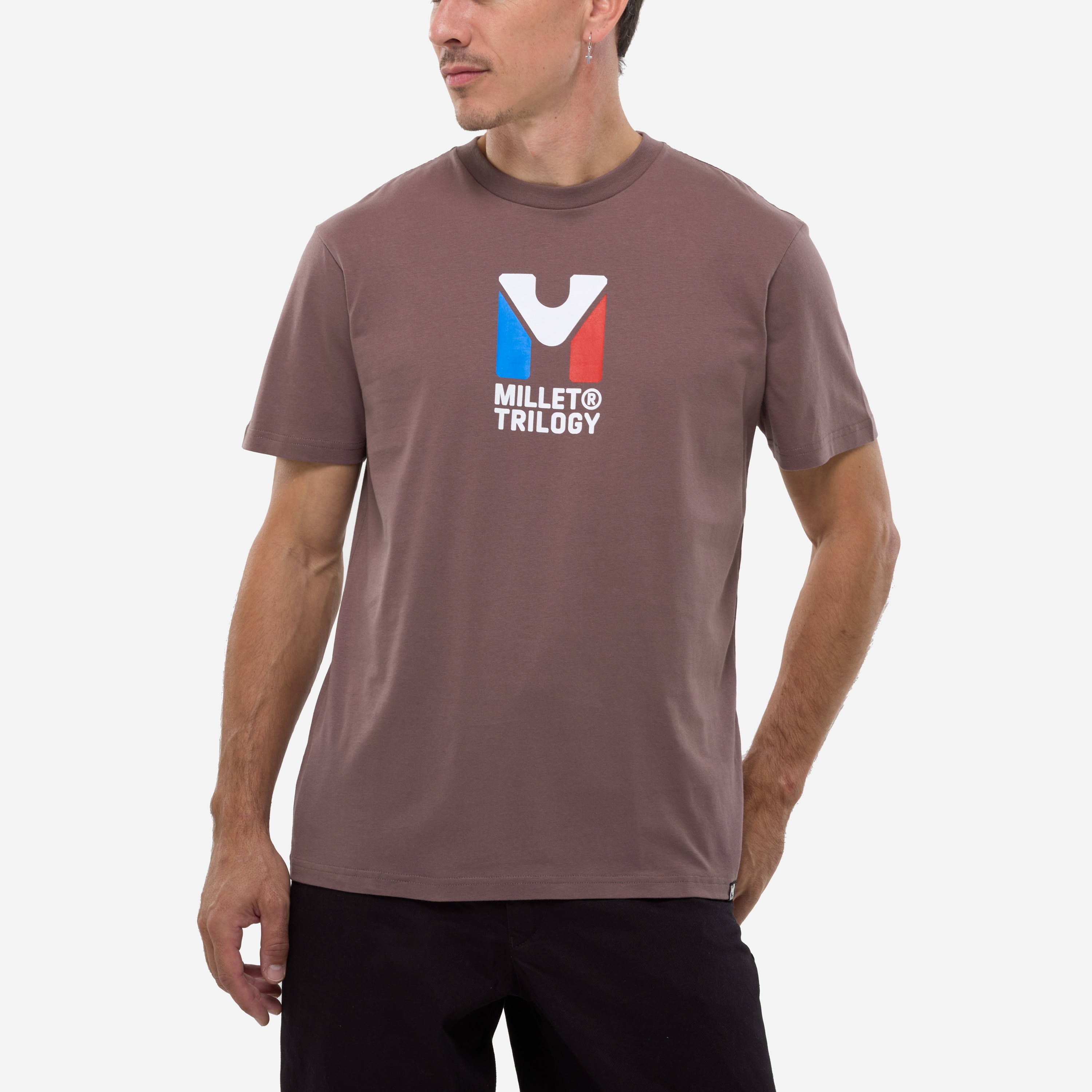 Camiseta de hombre Chamonix Millet - Marrón Marrón-2