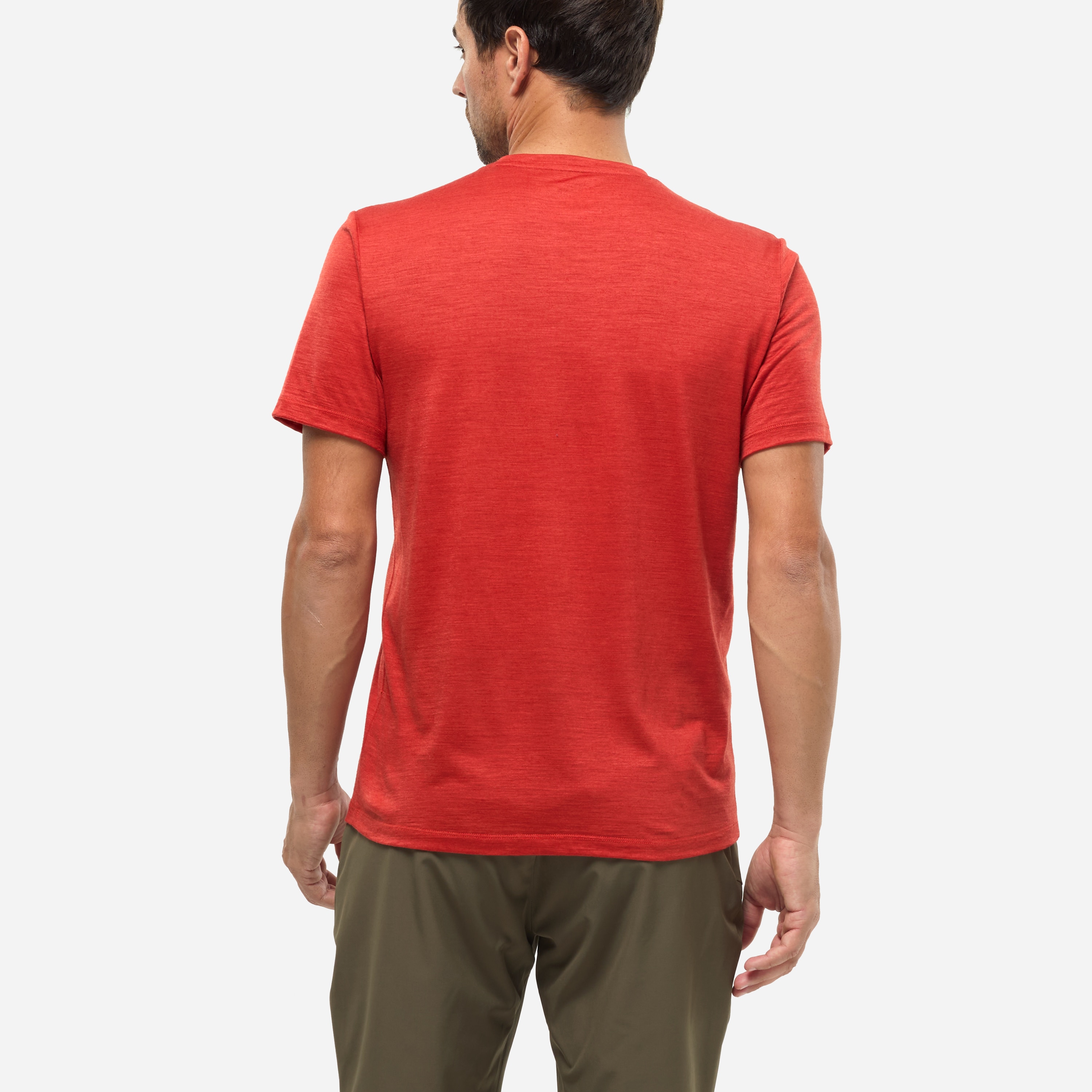 Camiseta Ubic wool ts ss m de hombre Millet - Naranja Naranja-4