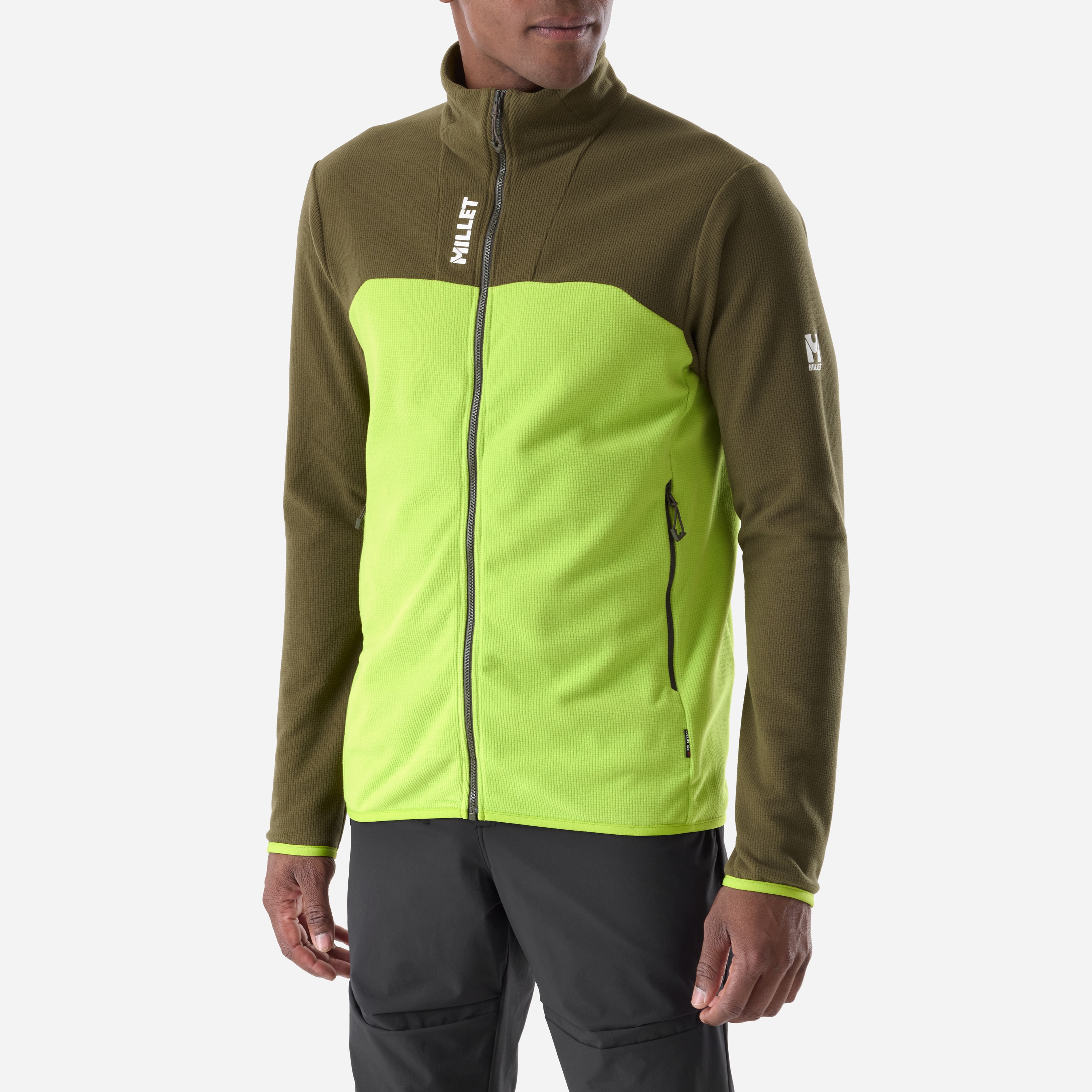 Forro polar Ubic lightgrid jkt m de hombre Millet - Verde Verde-3