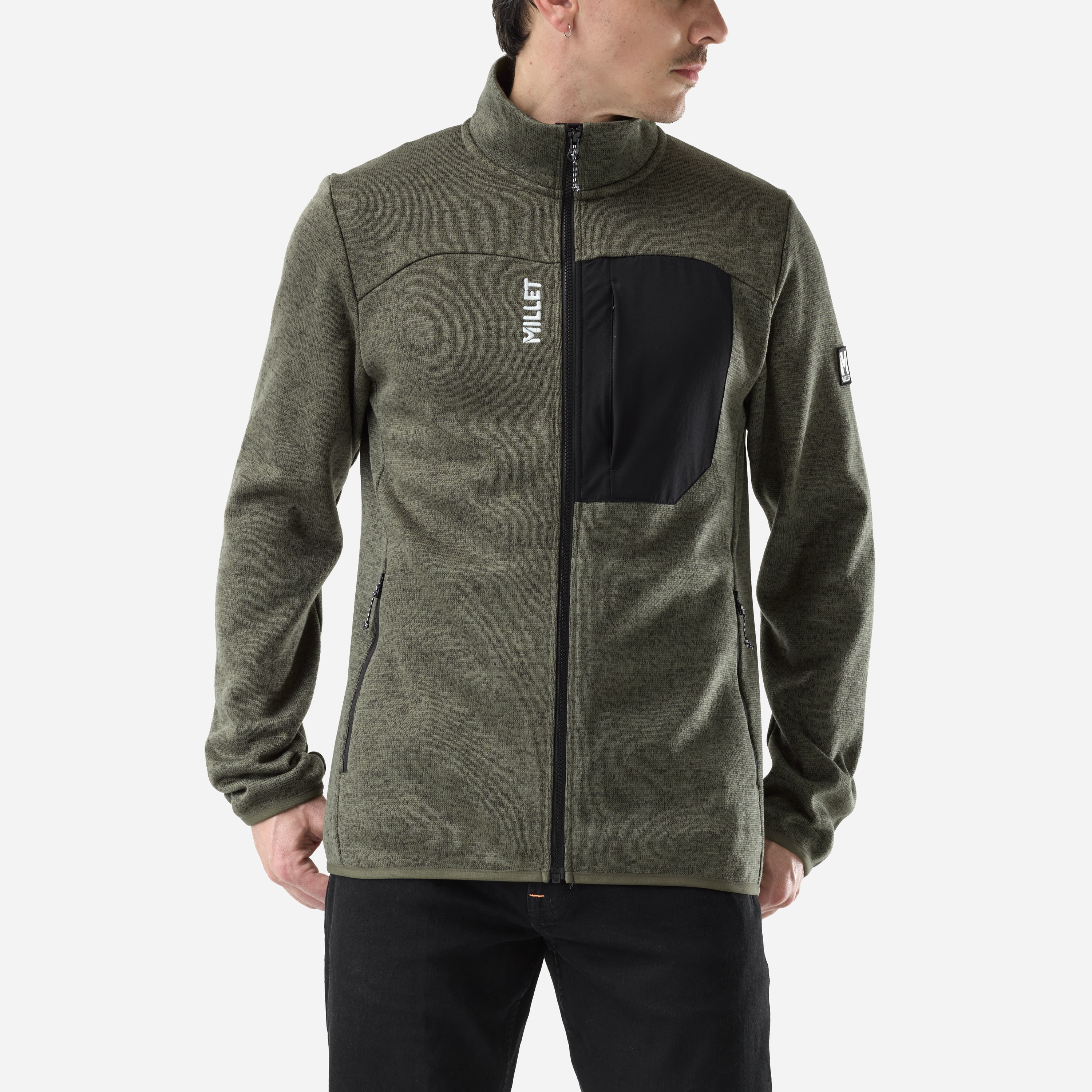 Imagen 3 de Chaqueta polar Montaña de Hombre CHAMONIX KNIT JKT M Millet - Kaki Kaki
