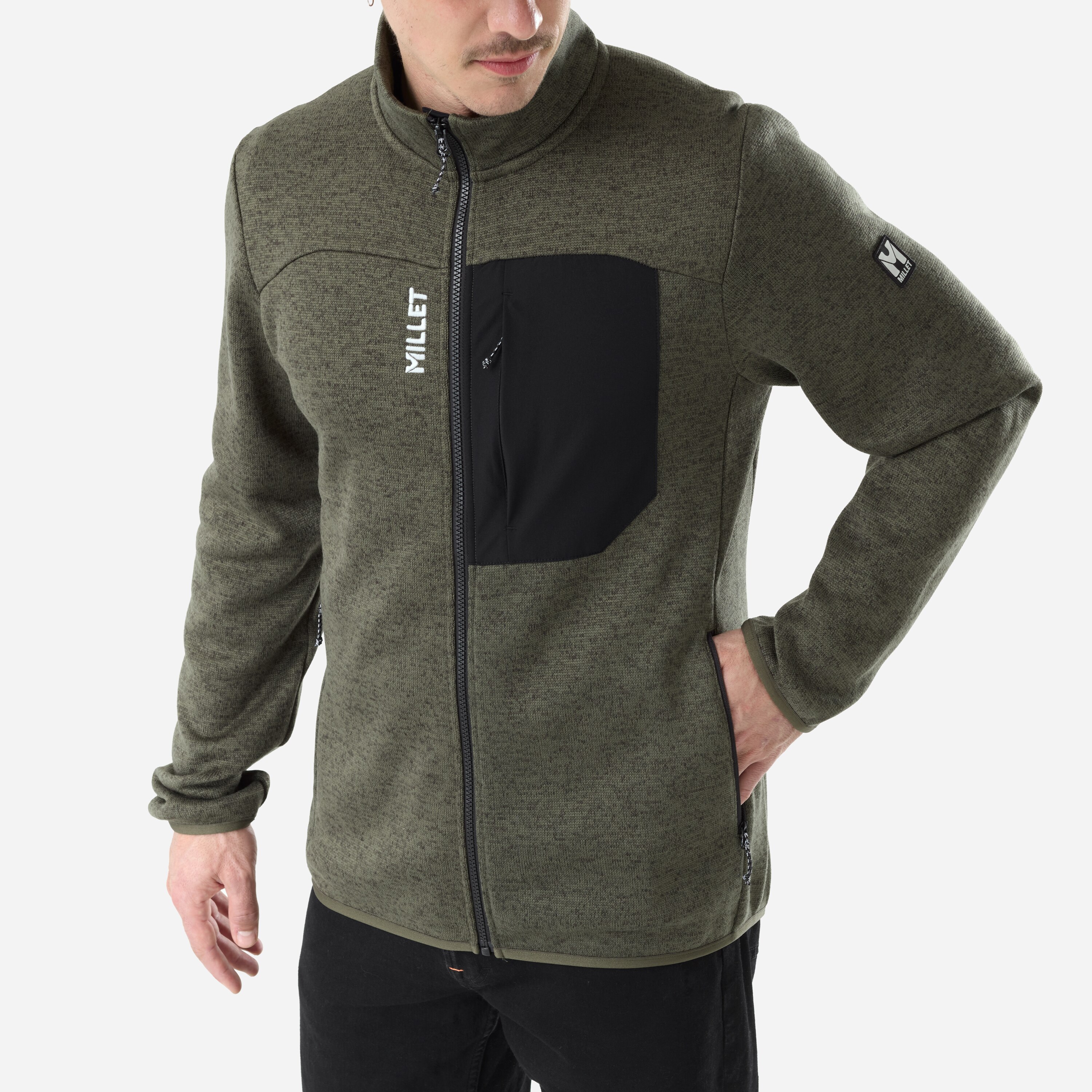 Imagen 5 de Chaqueta polar Montaña de Hombre CHAMONIX KNIT JKT M Millet - Kaki Kaki