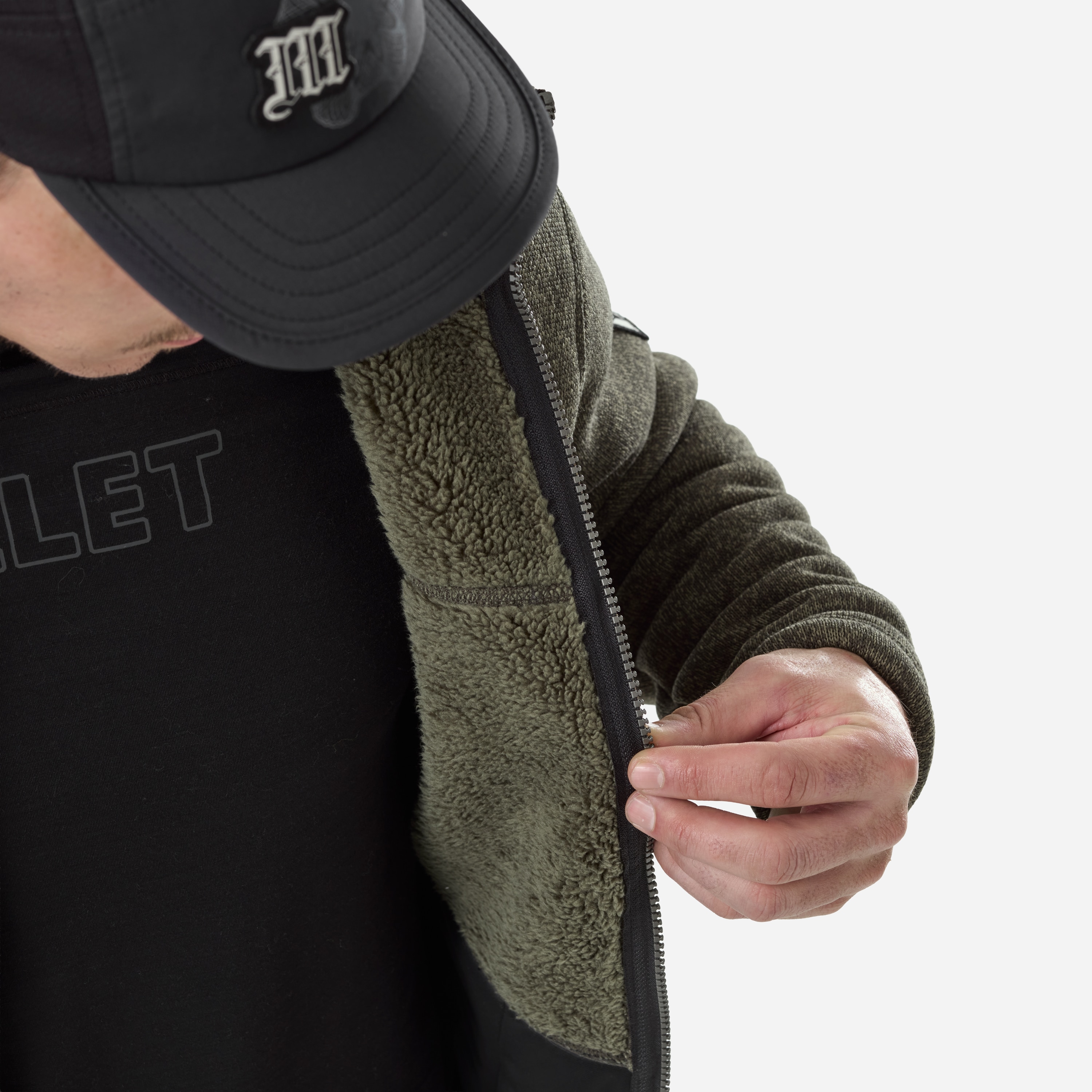 Forro polar Chamonix knitwarm jkt m de hombre Millet - Kaki Kaki-6