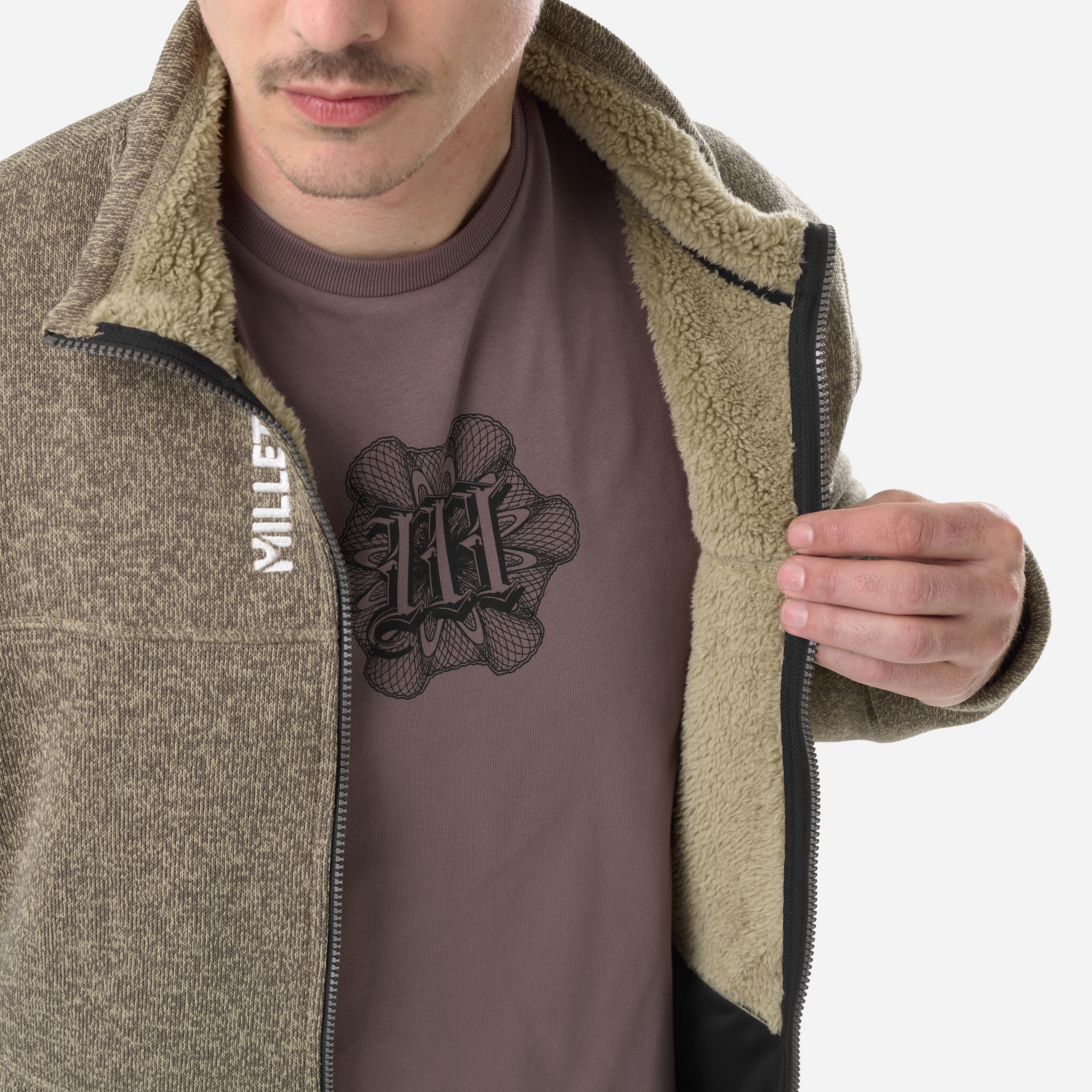 Forro polar Chamonix knitwarm jkt m de hombre Millet - Beige Beige-6