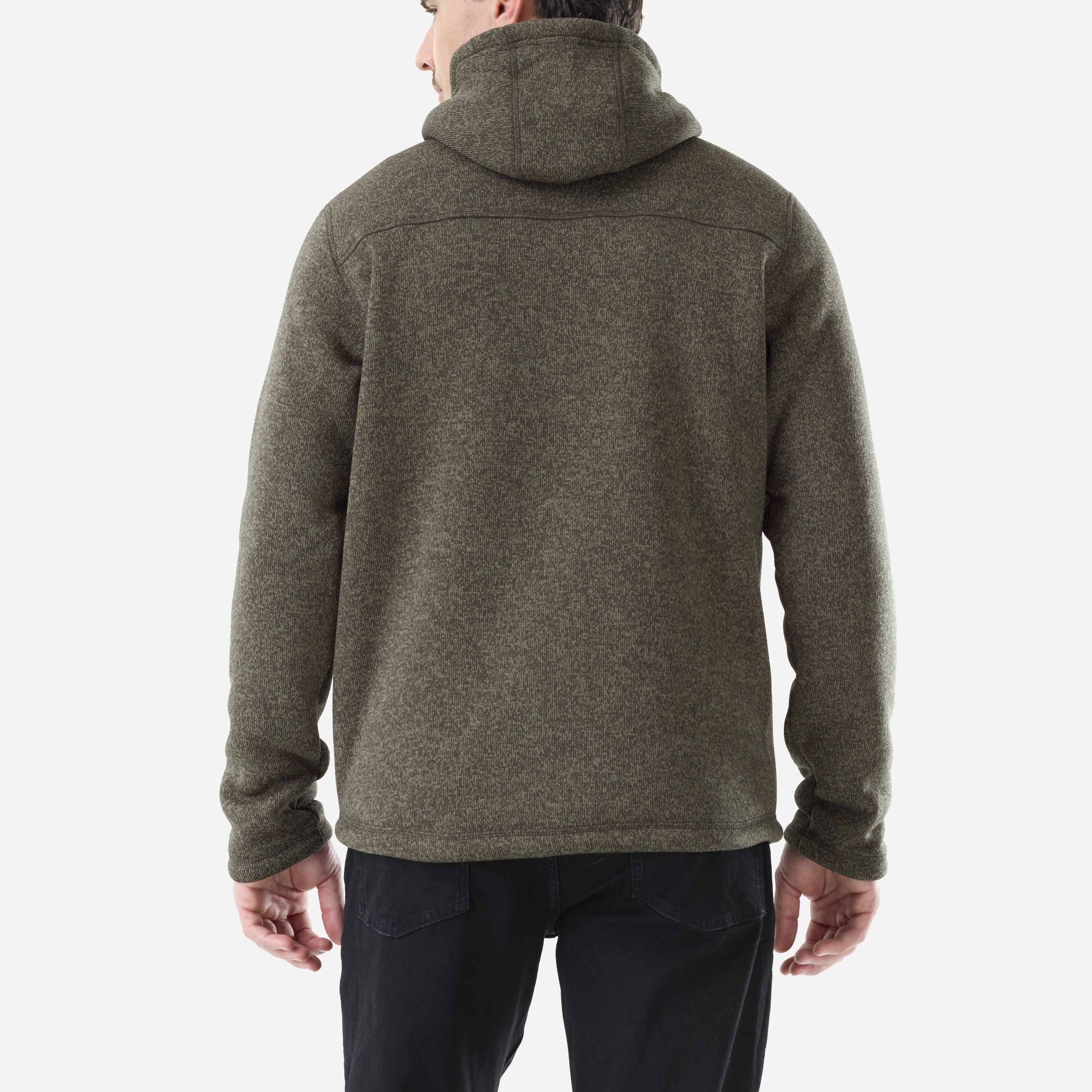Forro polar Chamonix knitwarm hoodie m de hombre Millet - Kaki Kaki-3