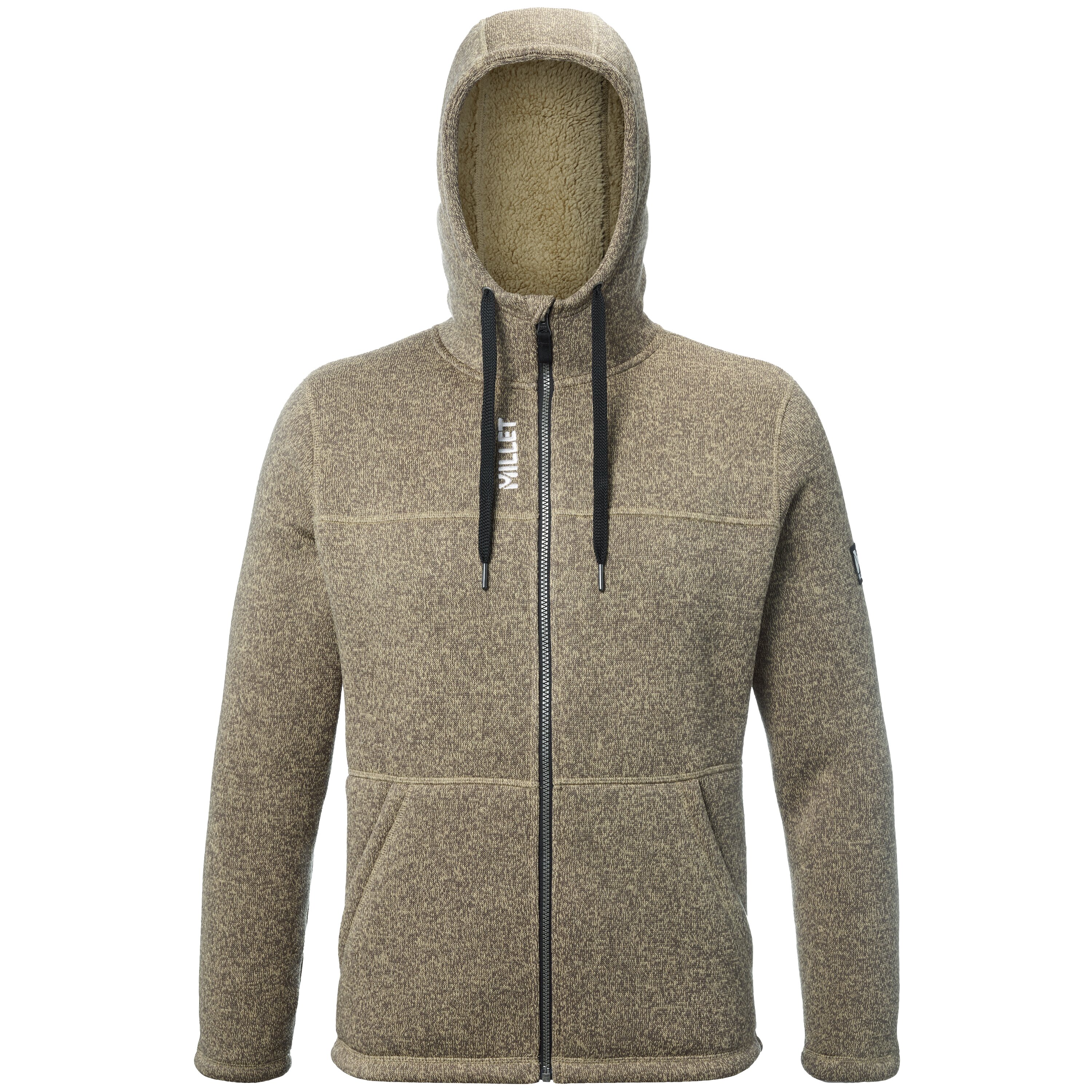 Imagen 0 de Forro polar Chamonix knitwarm hoodie m de hombre Millet Beige