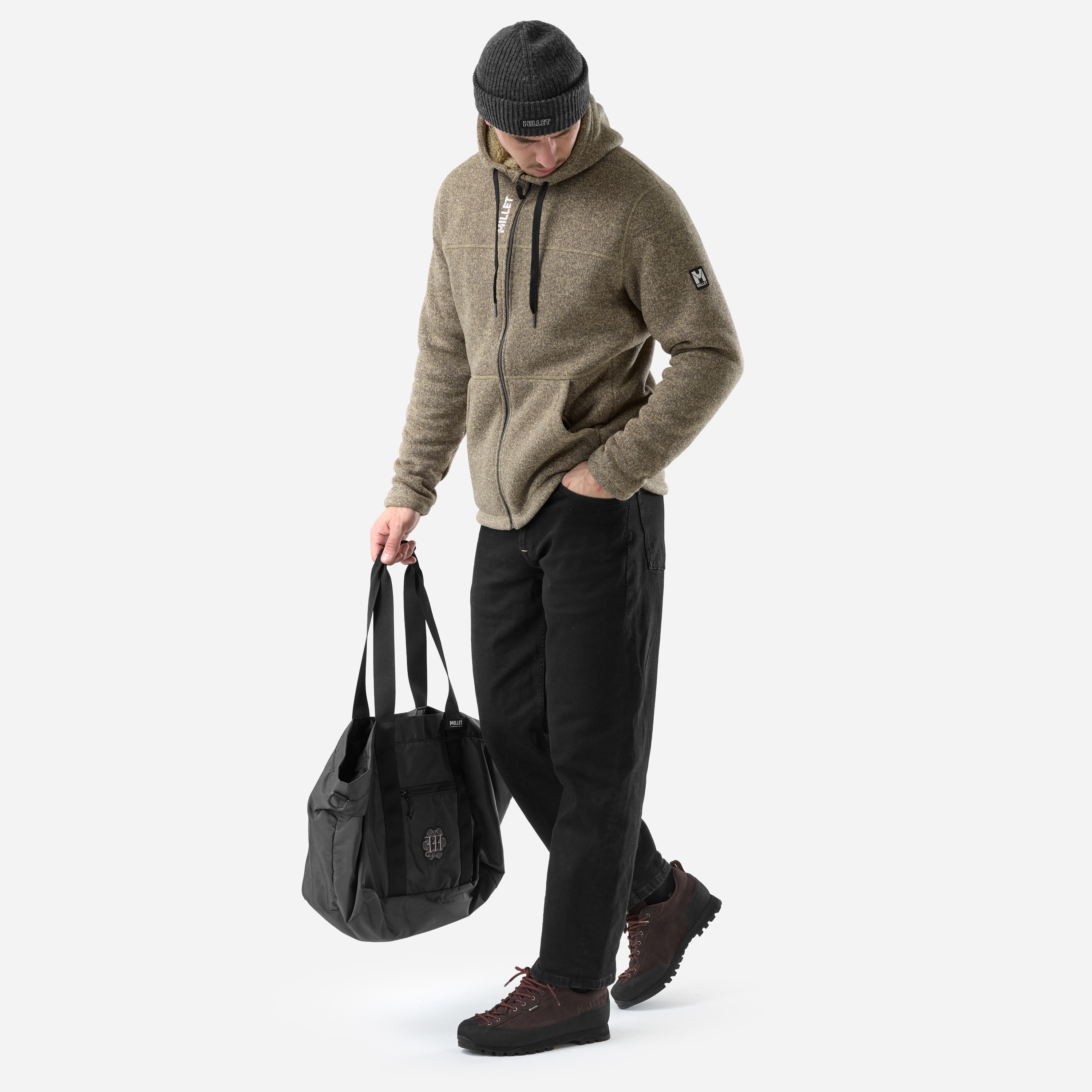 Forro polar Chamonix knitwarm hoodie m de hombre Millet - Beige Beige-2