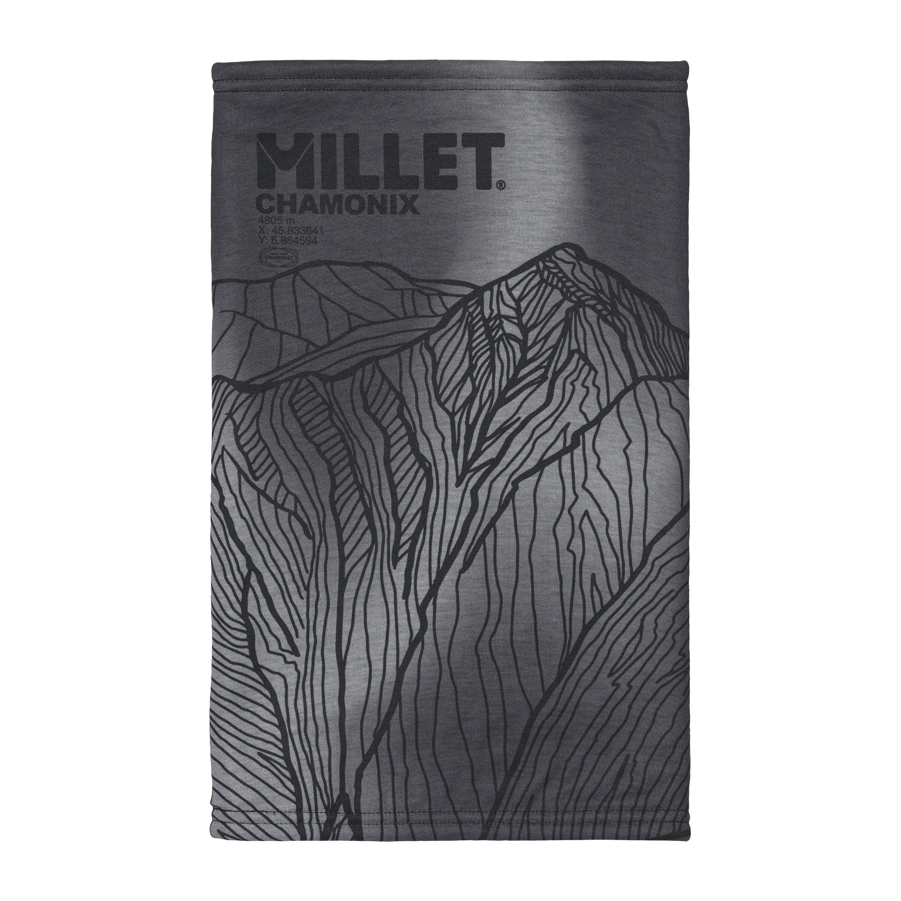 Cuello unisex Chamonix Neck warmer Millet - Negro Negro-1