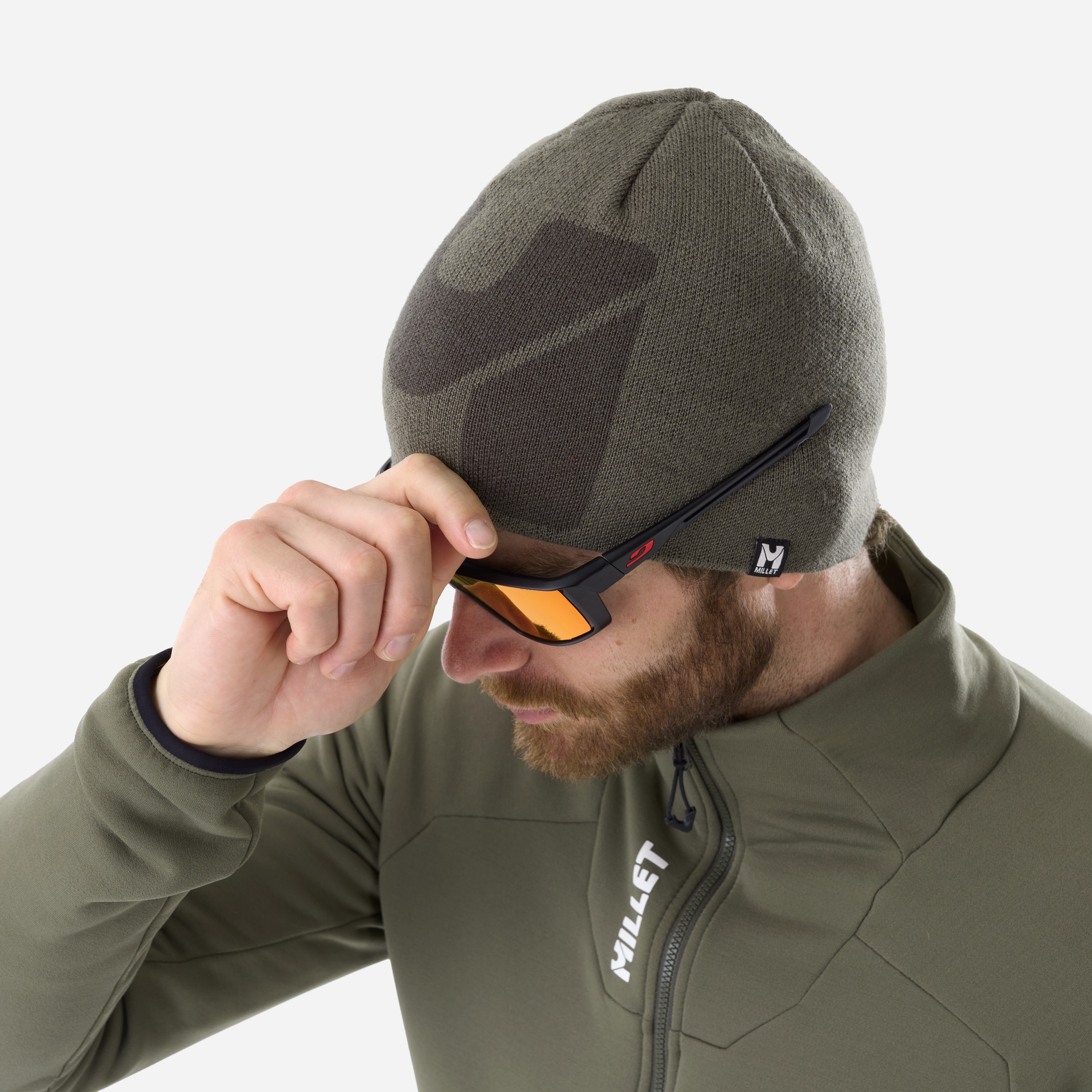 Gorro unisex LOGO Millet - Kaki Kaki-3