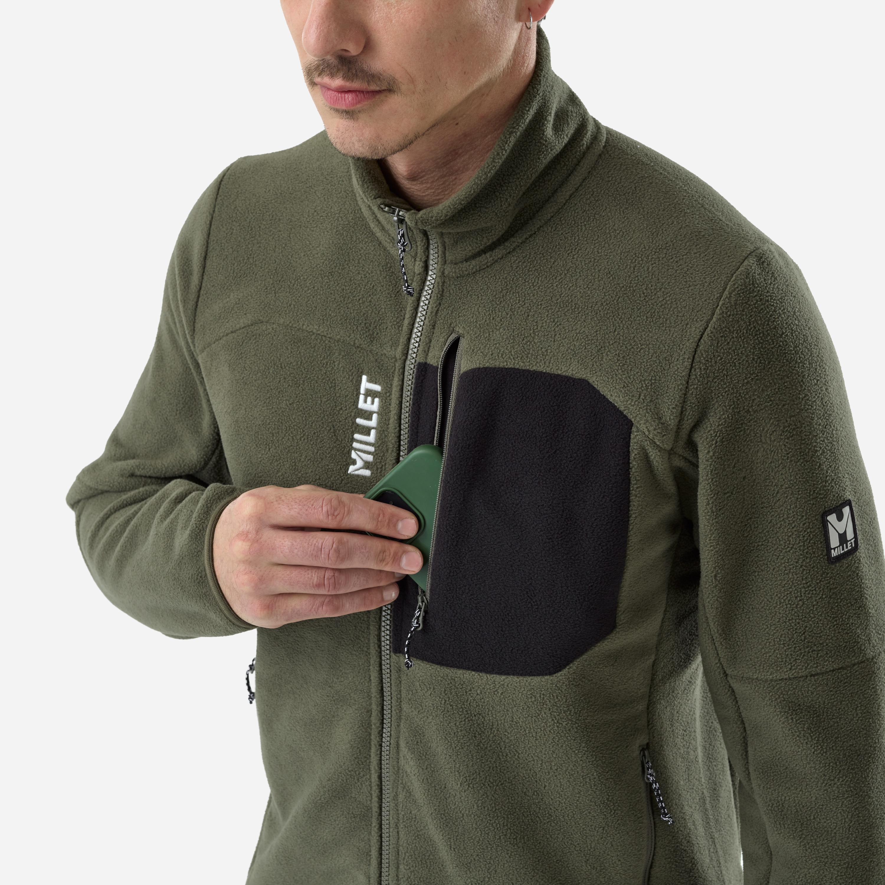 Forro polar Cimai fleece jkt m de hombre Millet - Kaki Kaki-4