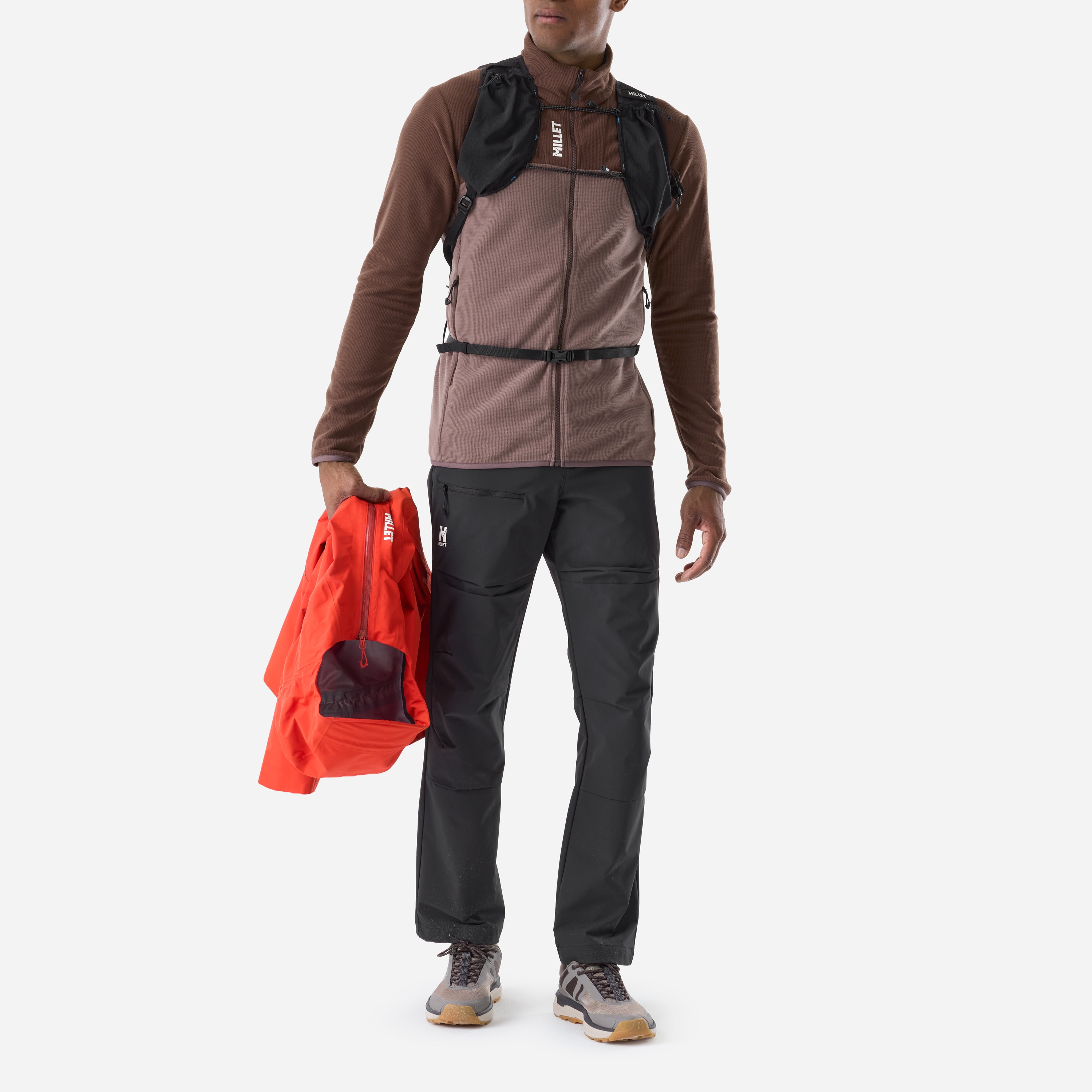 Forro polar Ubic lightgrid jkt m de hombre Millet - Marrón Marrón-2