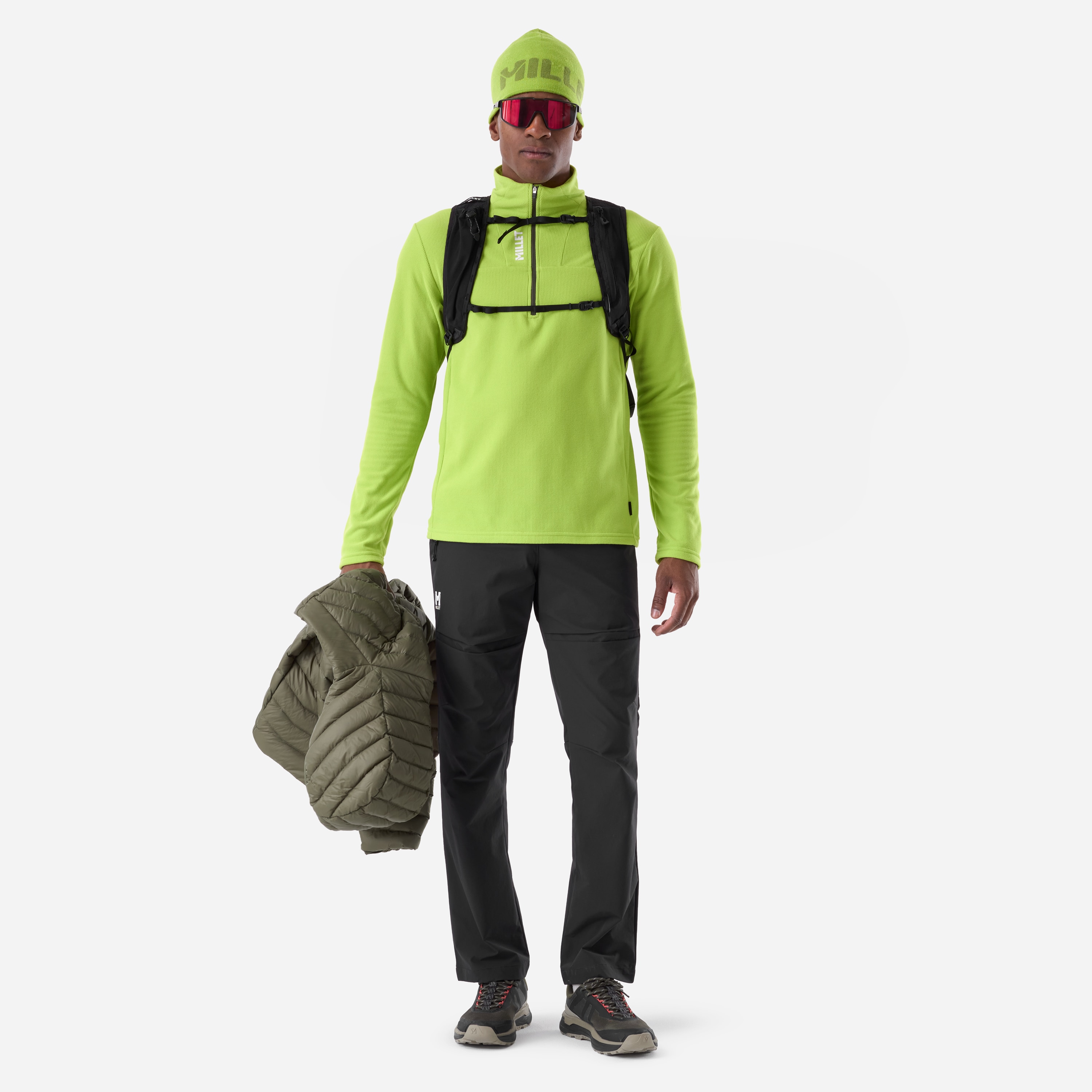 Sudadera Ubic lightgrid po m de hombre Millet - Verde Verde-2