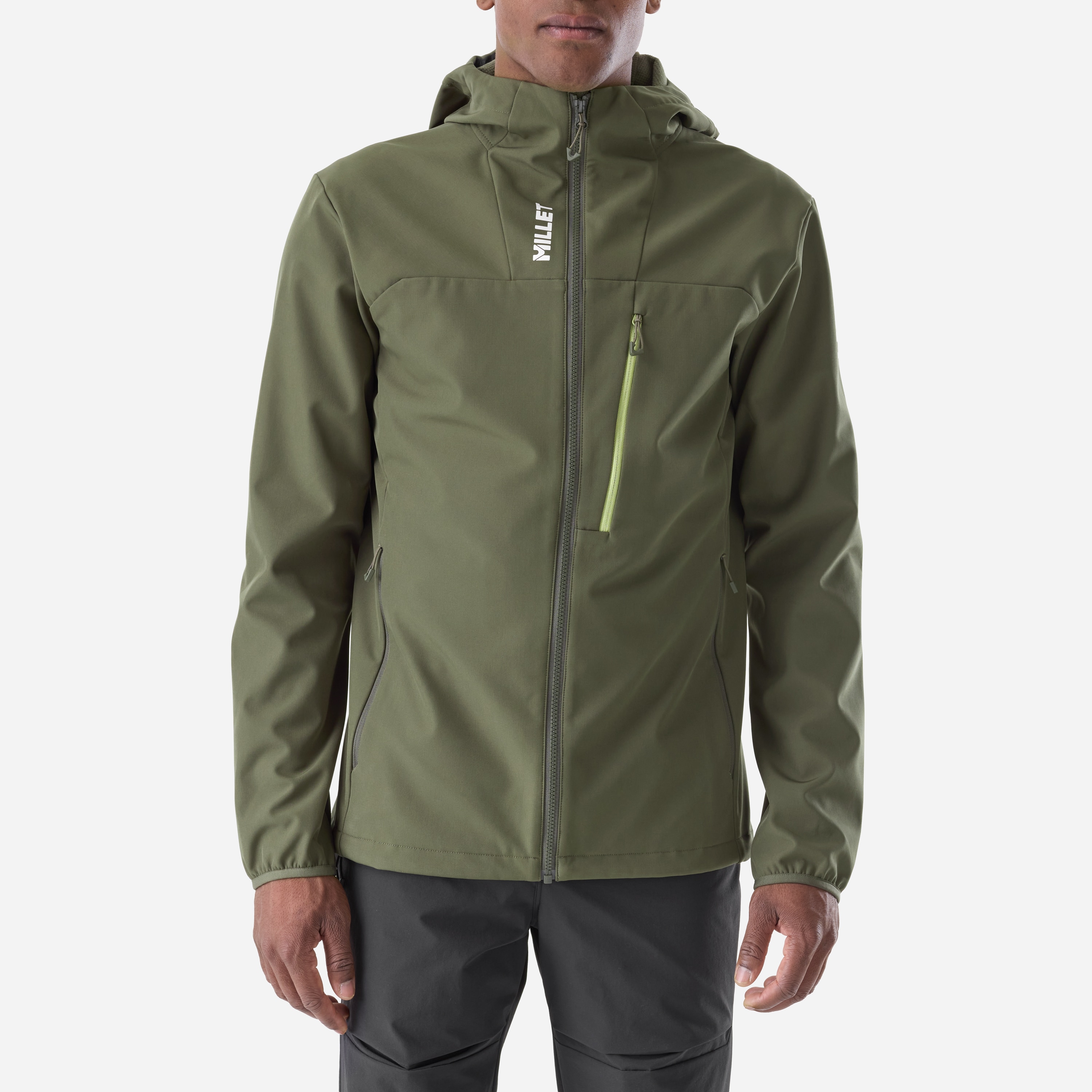 Chaqueta Seneca shield hoodie m de hombre Millet - Kaki Kaki-3
