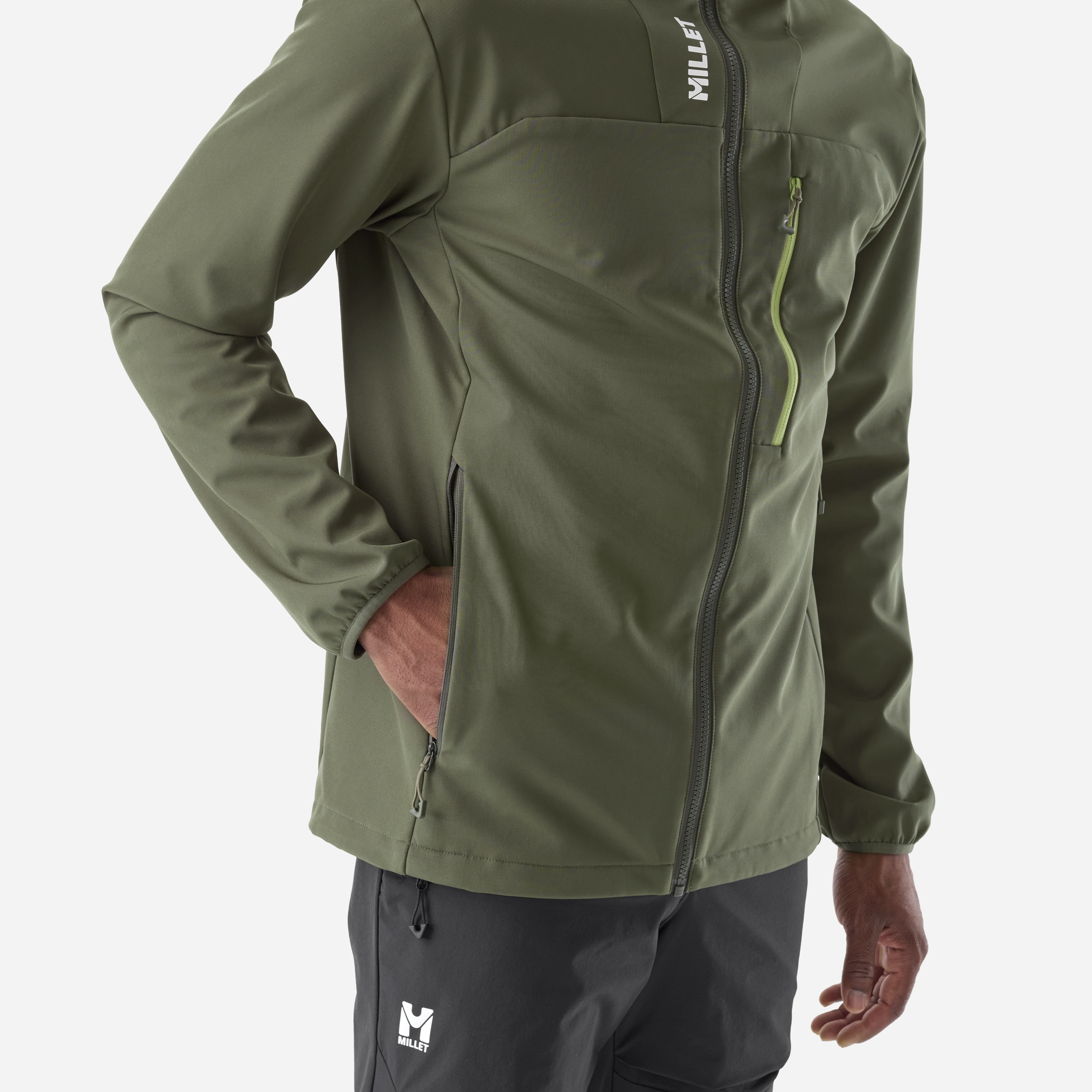Chaqueta Seneca shield hoodie m de hombre Millet - Kaki Kaki-6