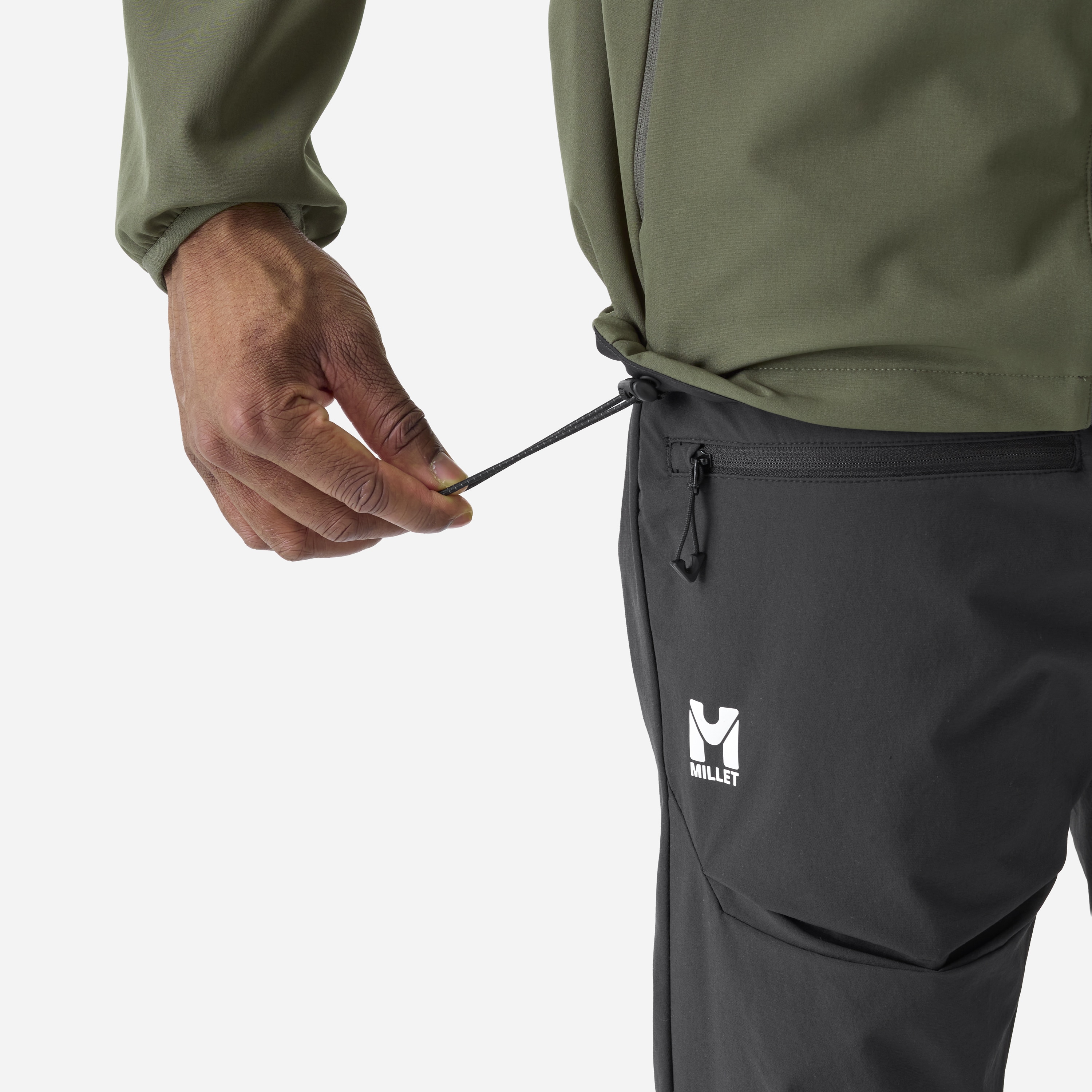 Chaqueta Seneca shield hoodie m de hombre Millet - Kaki Kaki-7