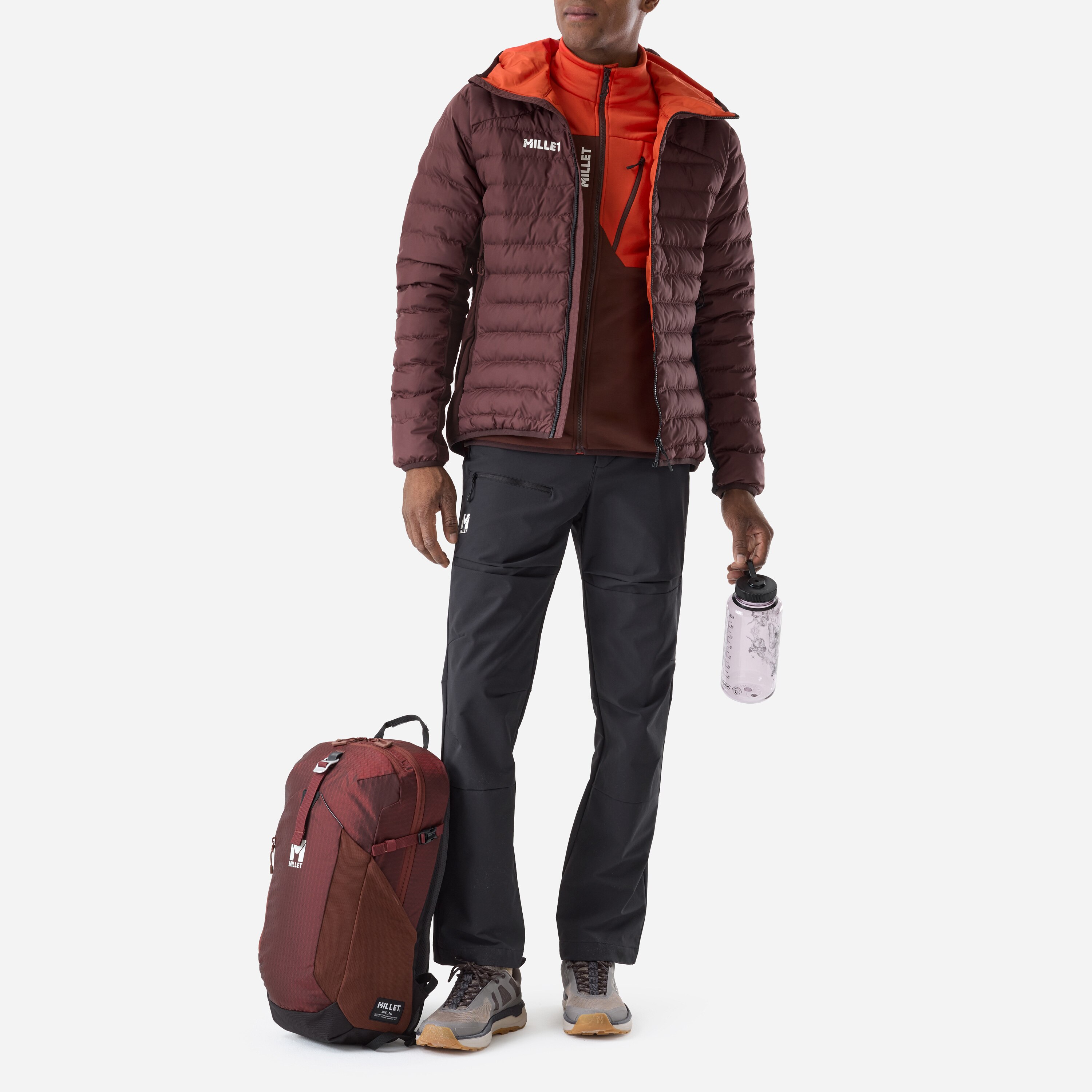 Chaqueta Fitz roy warm hoodie m de hombre Millet - Marrón Marrón-2