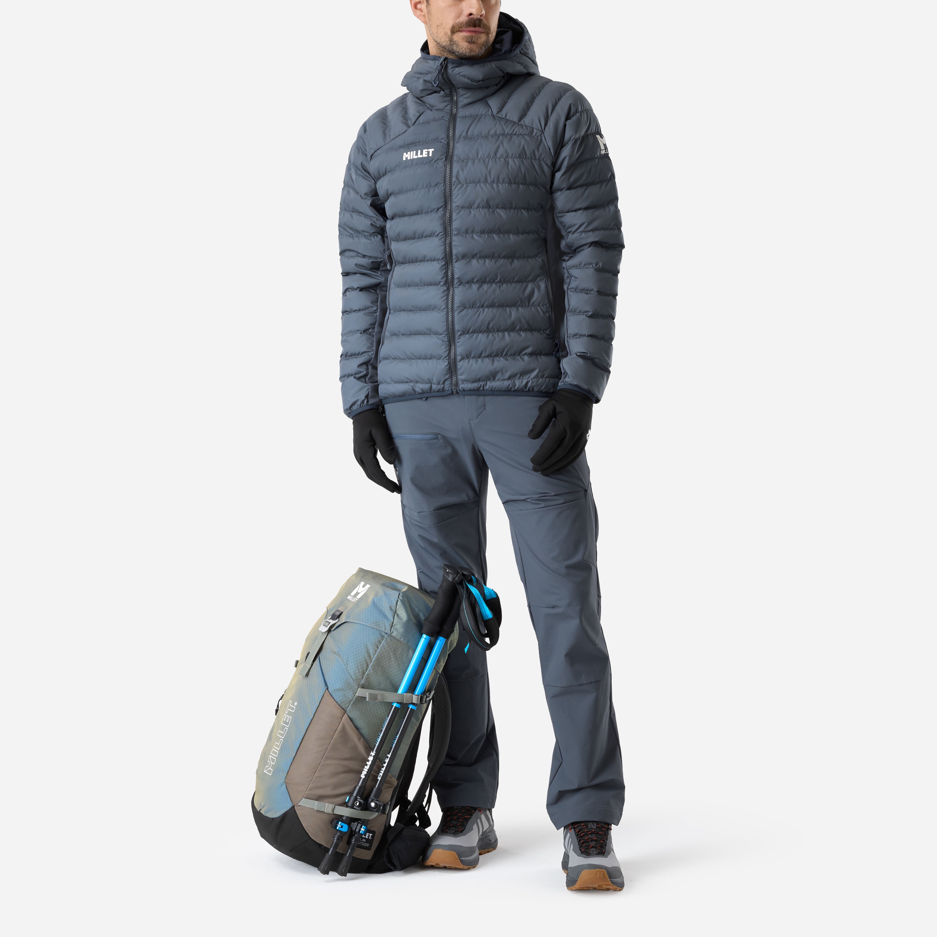 Chaqueta Fitz roy warm hoodie m de hombre Millet - Azul Azul-1