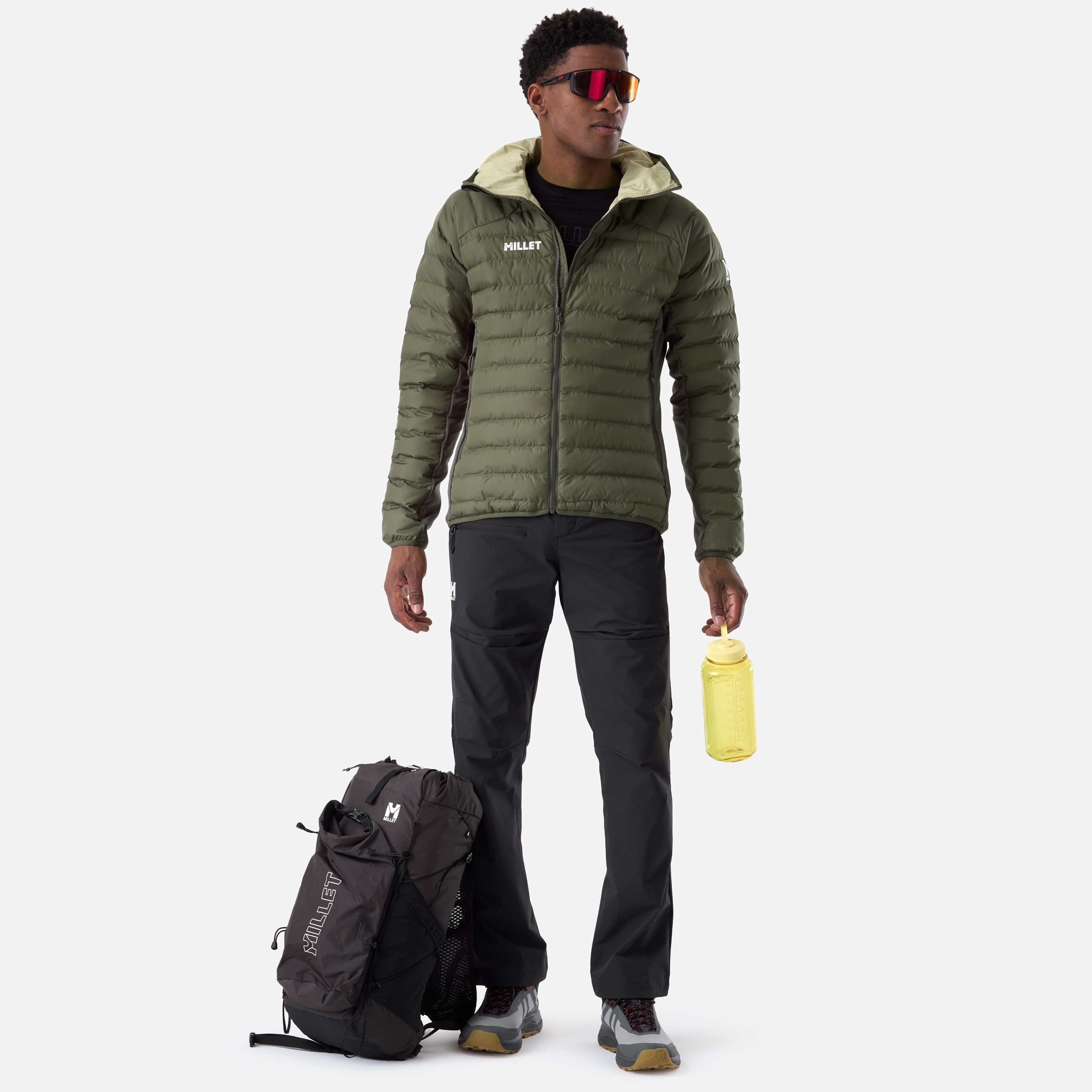 Chaqueta Fitz roy warm hoodie m de hombre Millet - Kaki Kaki-2