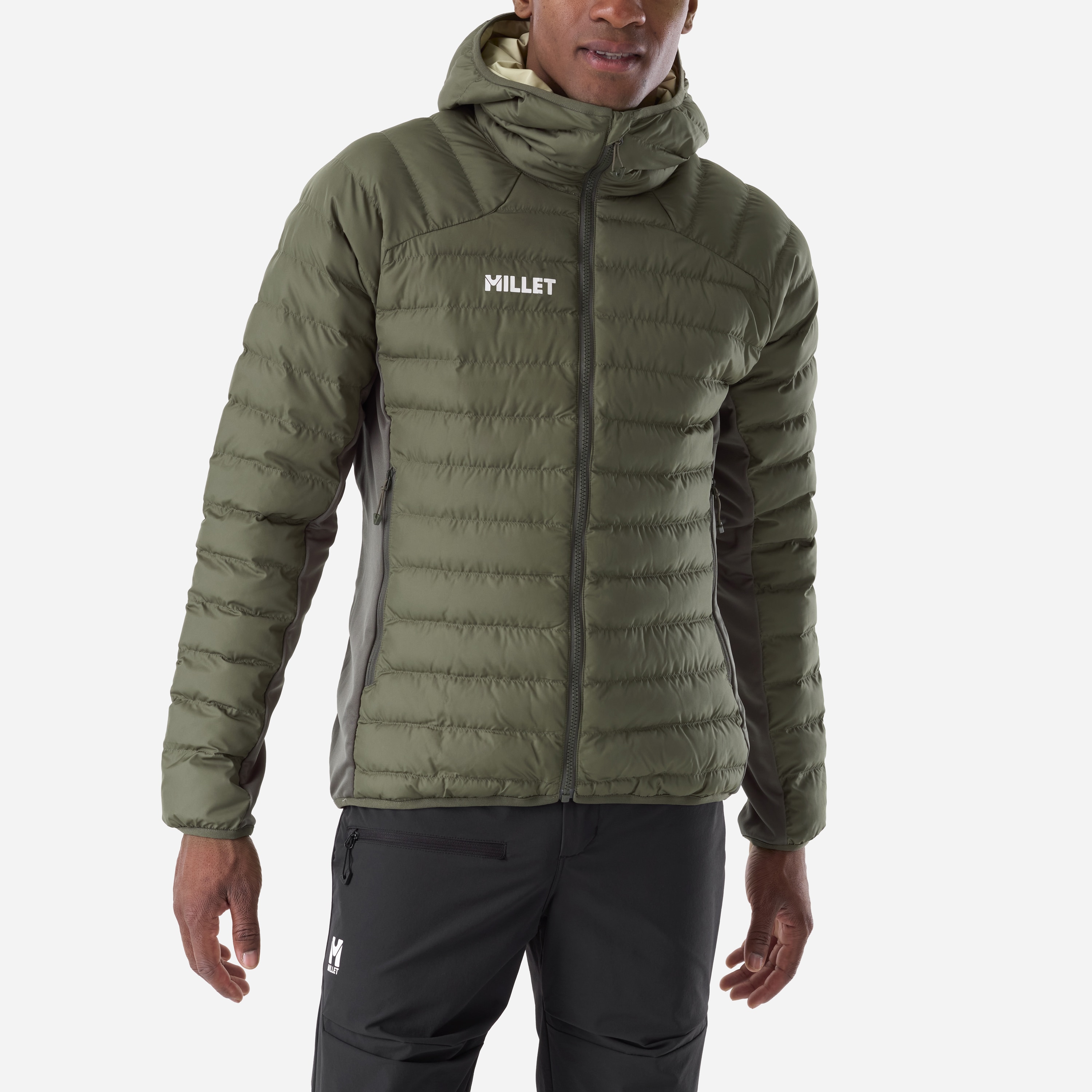 Chaqueta Fitz roy warm hoodie m de hombre Millet - Kaki Kaki-3