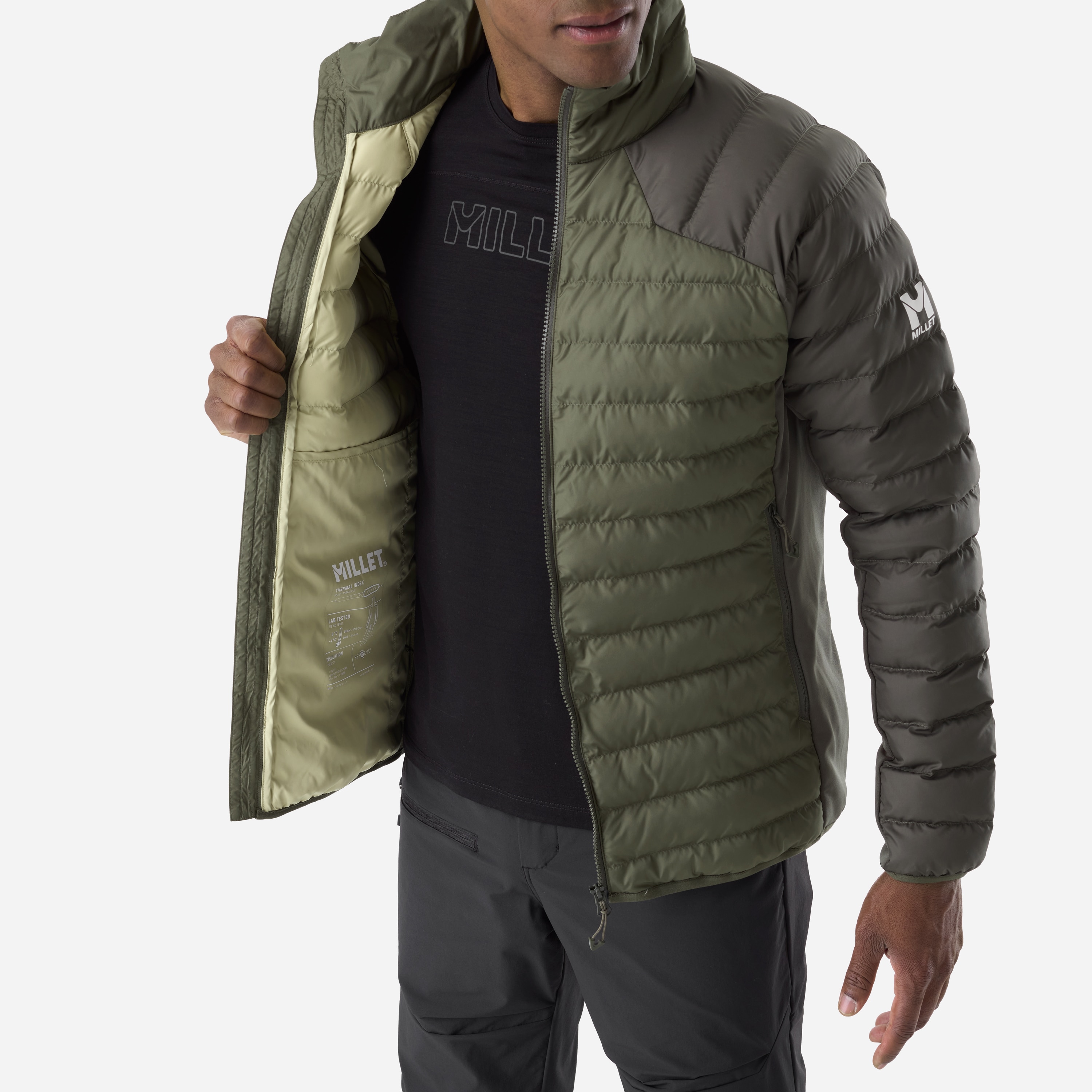 Chaqueta Fitz roy warm jkt m de hombre Millet - Kaki Kaki-6