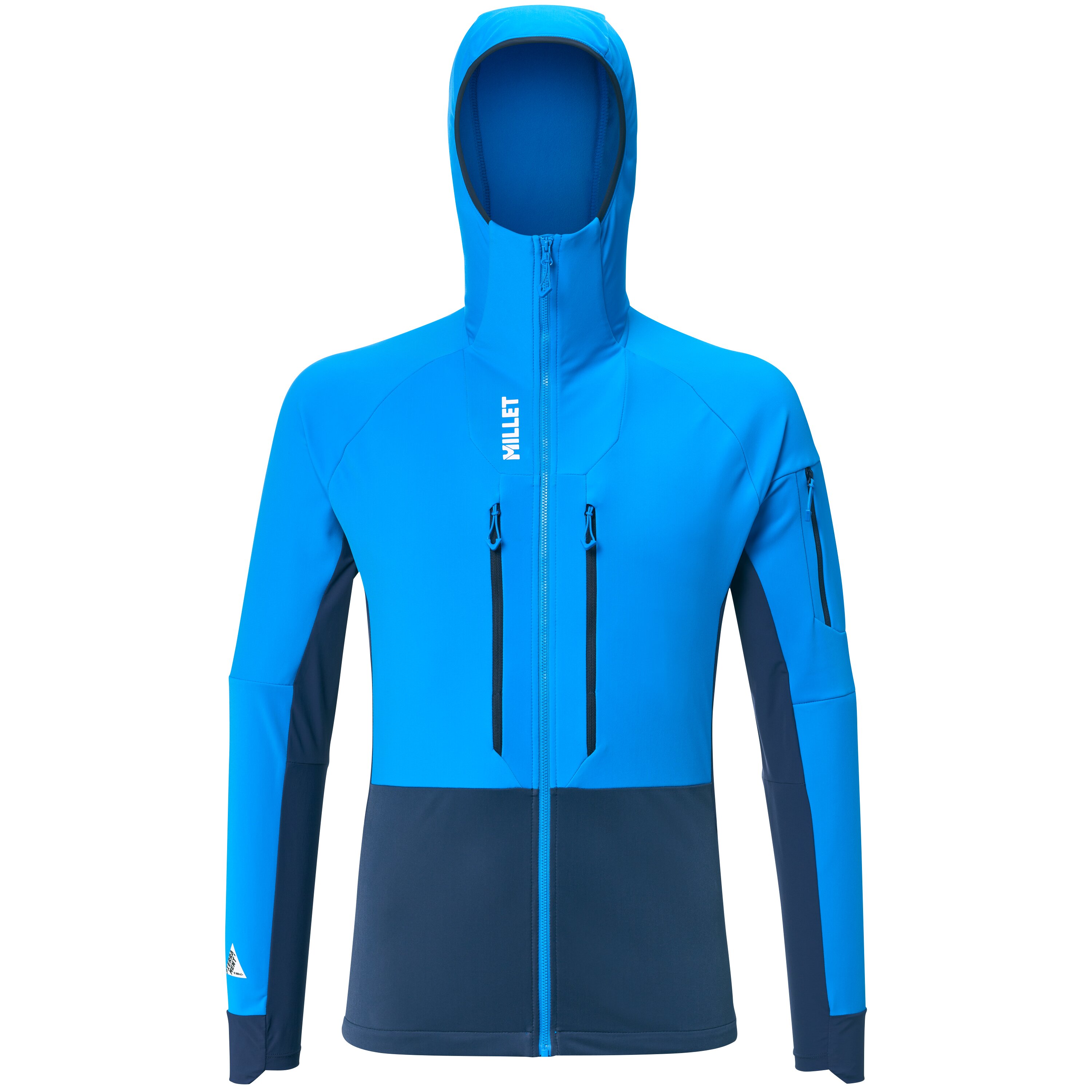 Chaqueta softshell de Esquí­ y Snow Pierra ment hoodie m de hombre Millet - Azul Azul-1