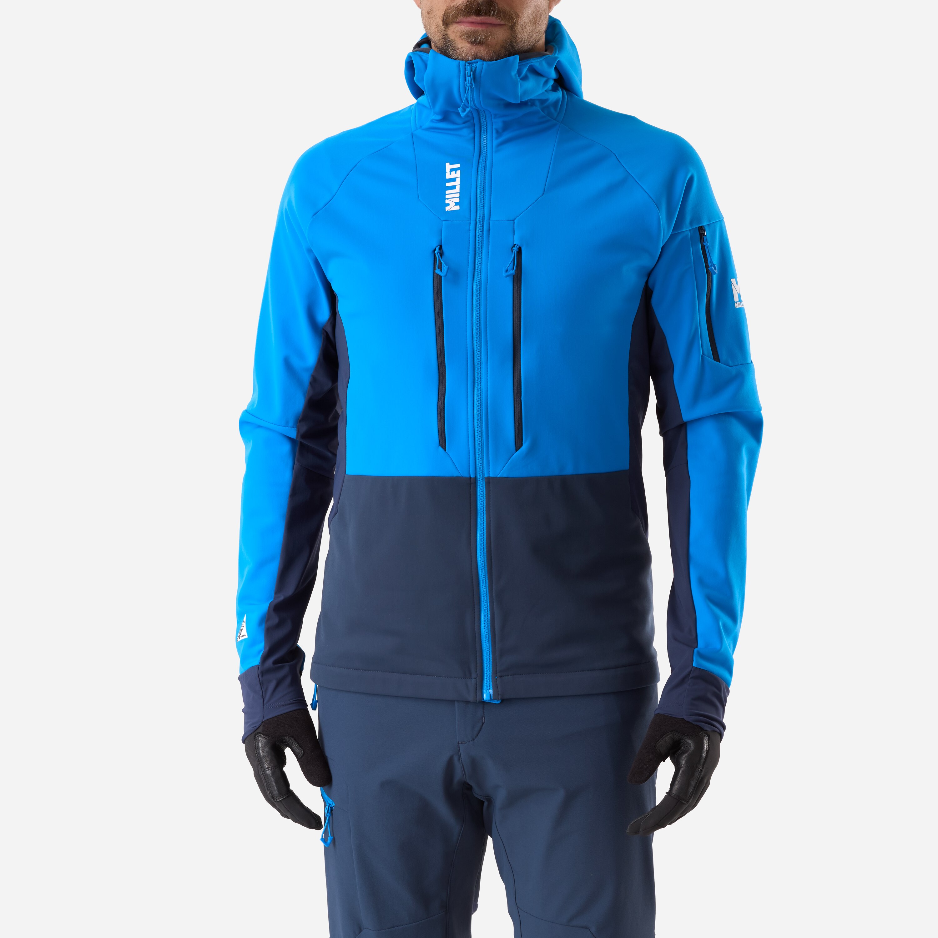Chaqueta softshell de Esquí­ y Snow Pierra ment hoodie m de hombre Millet - Azul Azul-3