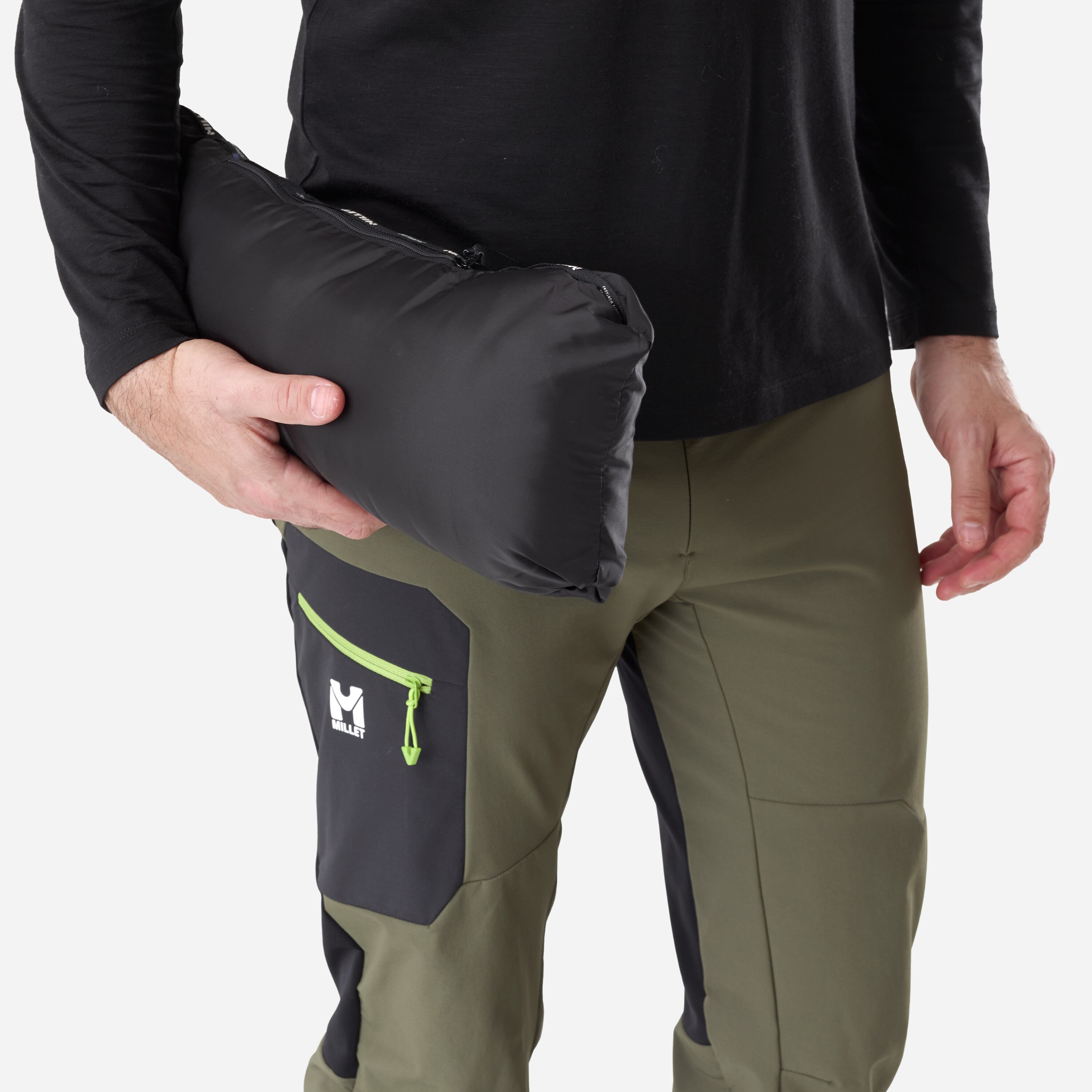 Chaqueta softshell de Esquí­ y Snow Pierra ment hoodie m de hombre Millet - Verde Verde-8