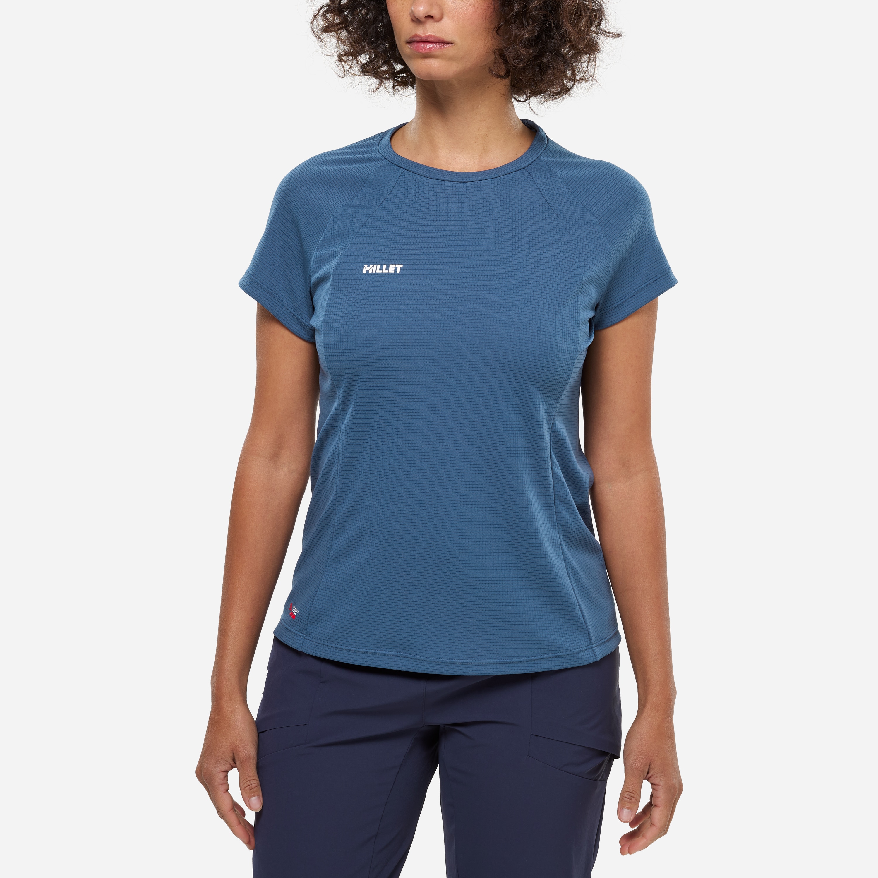 Camisetas de Manga Corta de Mujer FUSION TS SS W Montaña Millet - Azul marino Azul marino-3