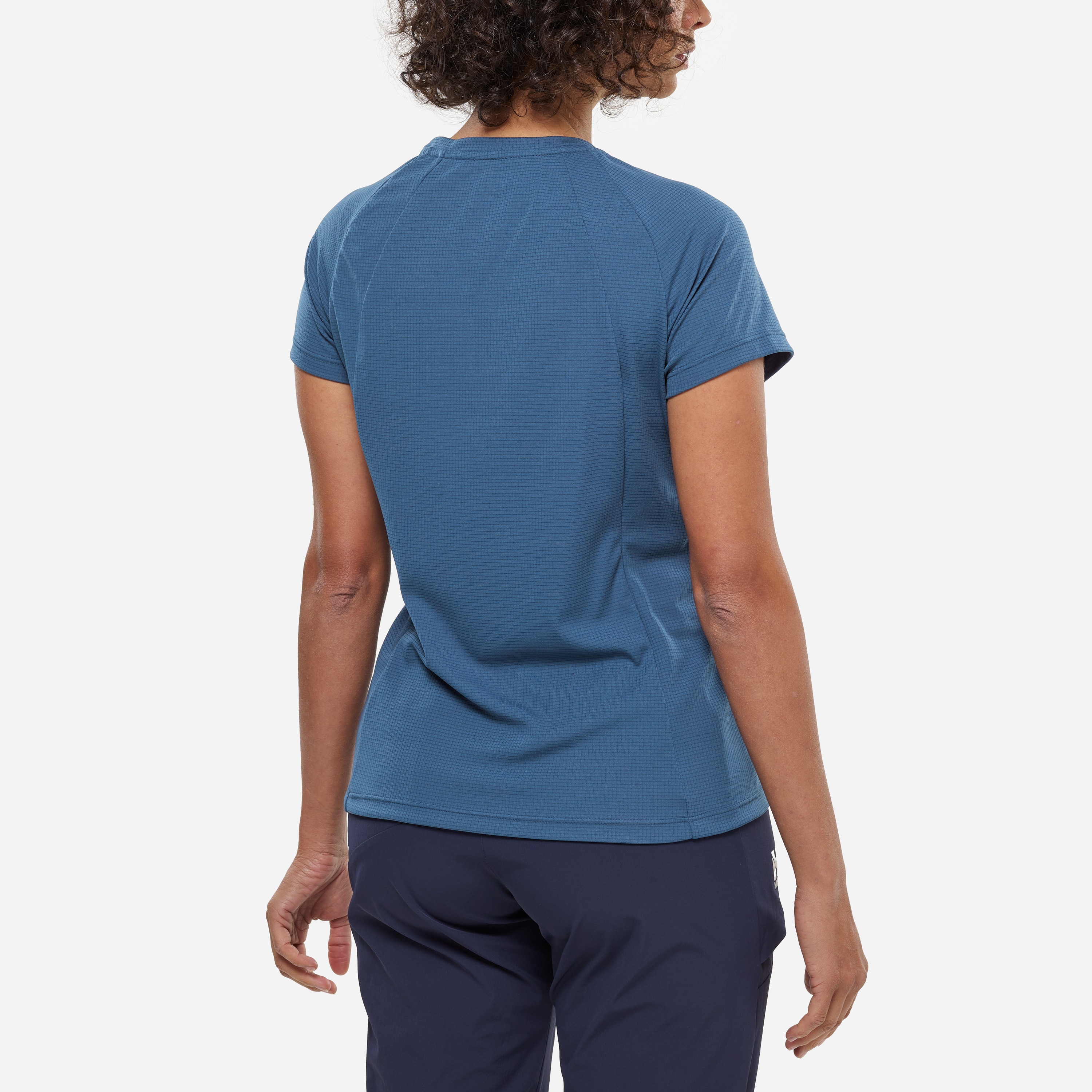 Camisetas de Manga Corta de Mujer FUSION TS SS W Montaña Millet - Azul marino Azul marino-4