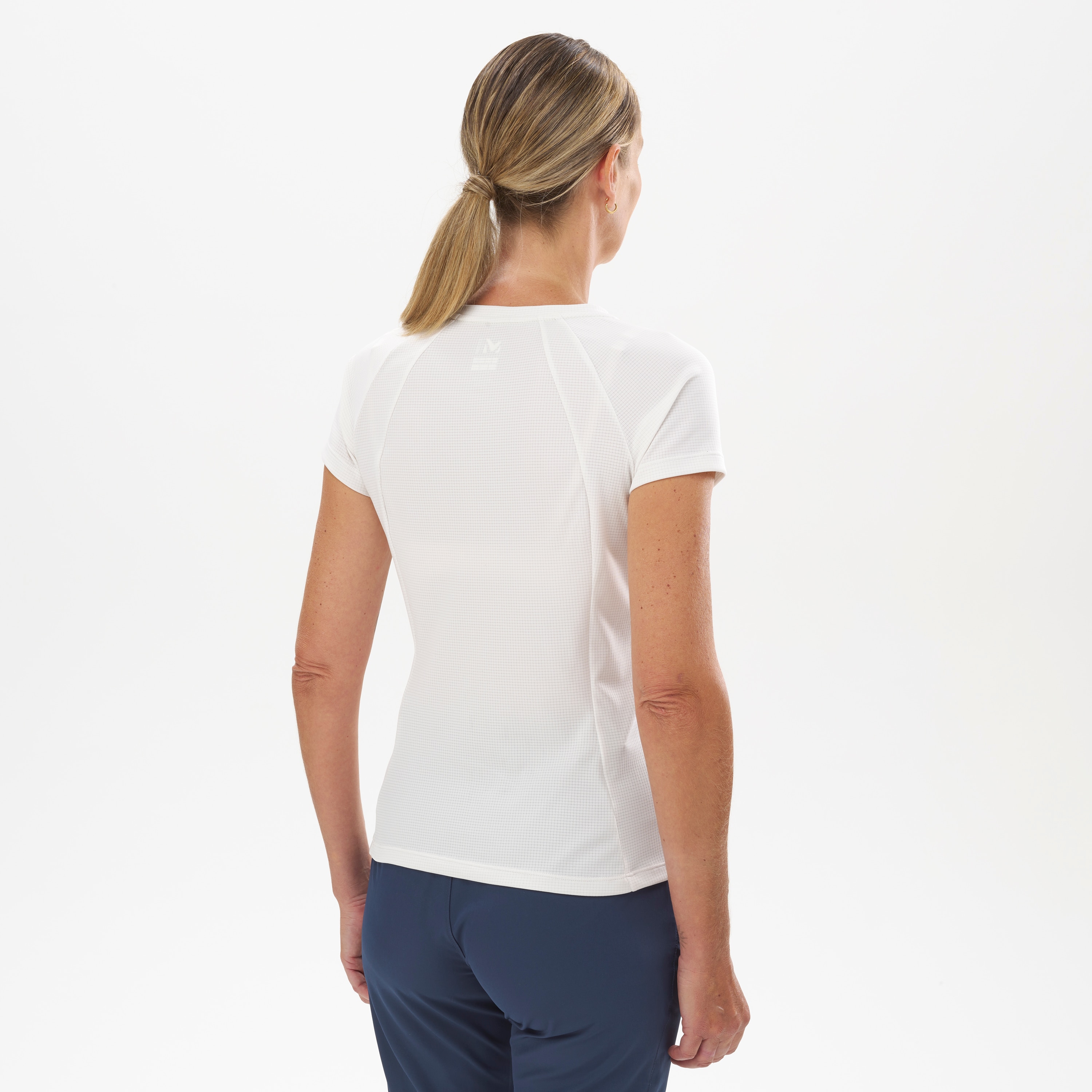 Camisetas de Manga Corta de Mujer FUSION TS SS W Montaña Millet - Blanco Blanco-4