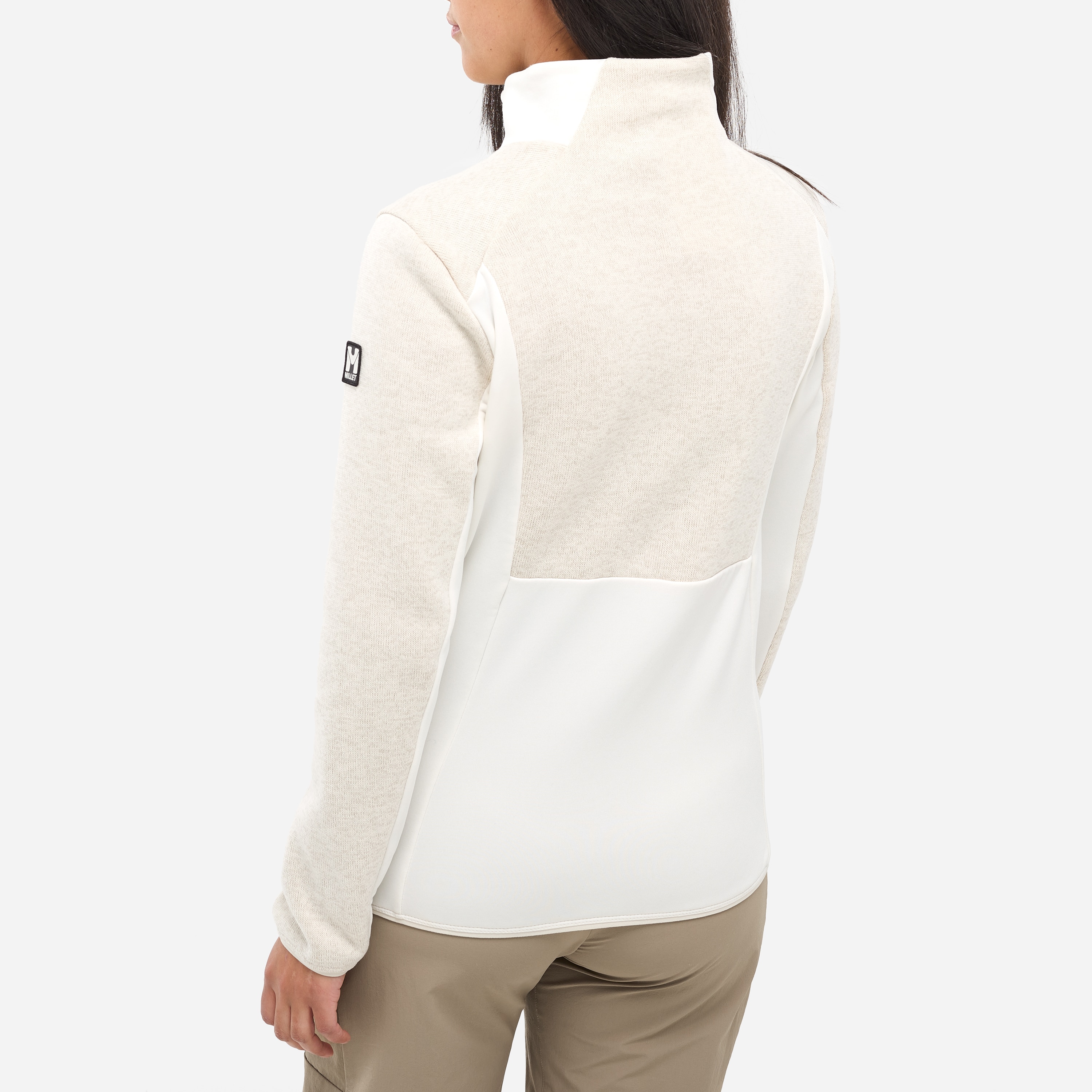 Forro polar Chamonix knit jkt w de mujer Millet - Blanco Blanco-3