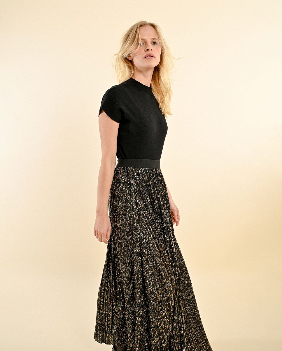 Corte Inglés Falda Negra Larga Carolina Herrera Falda Larga Negra