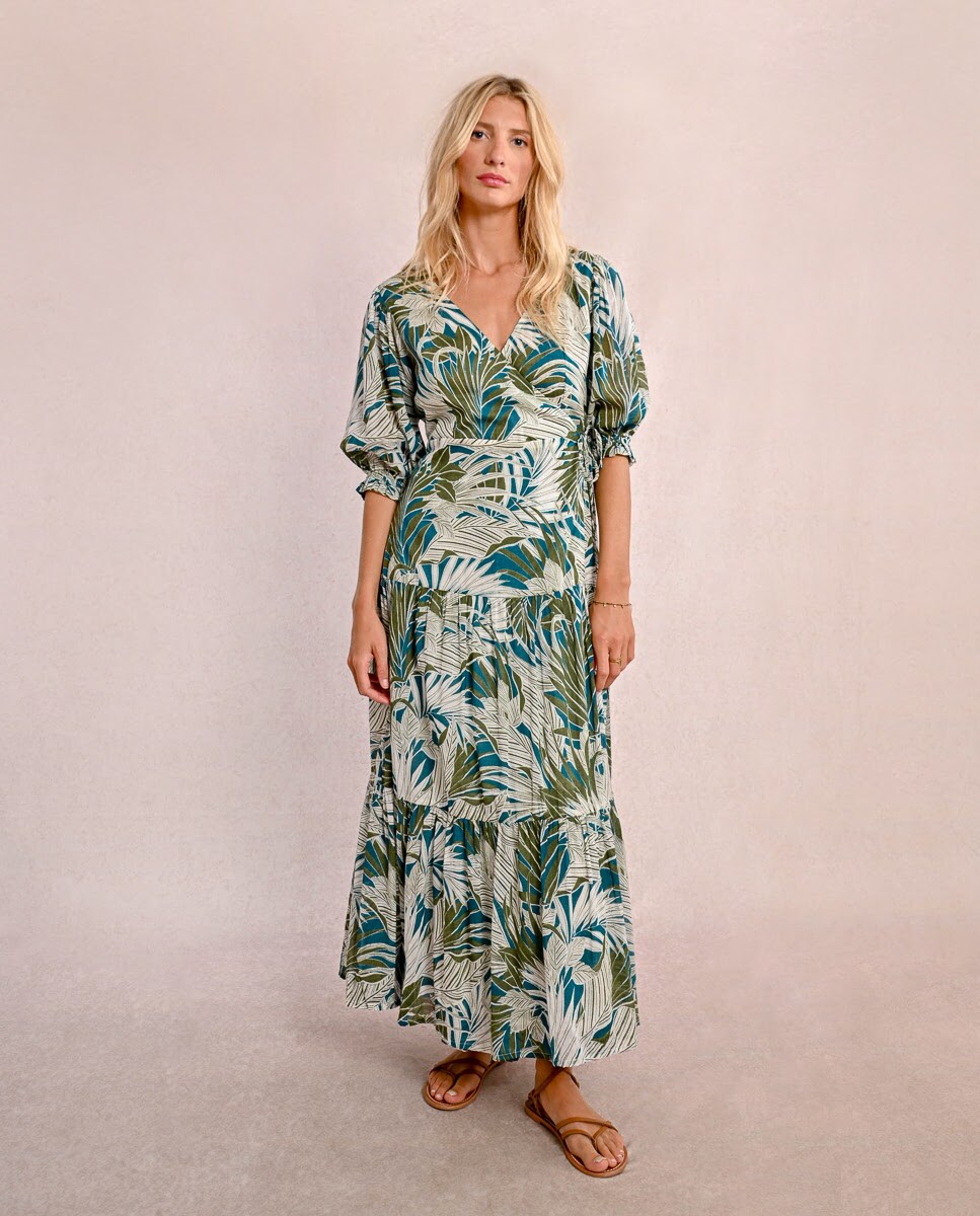 Dress Vestidos Largos Molly Bracken Vestido Largo Estampado Con