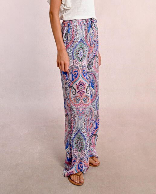 Imagen 0 de Pantalón de mujer largo con estampado