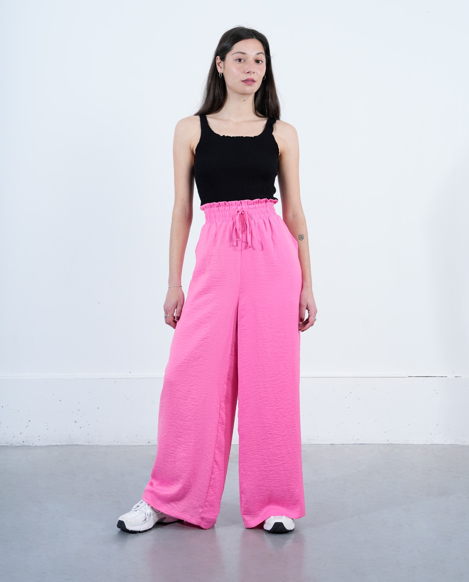 Lili Sidonio - Pantalón de mujer largo perneras anchas.