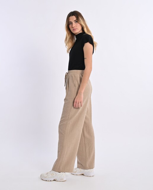 Imagen 0 de Pantalón de mujer largo perneras anchas