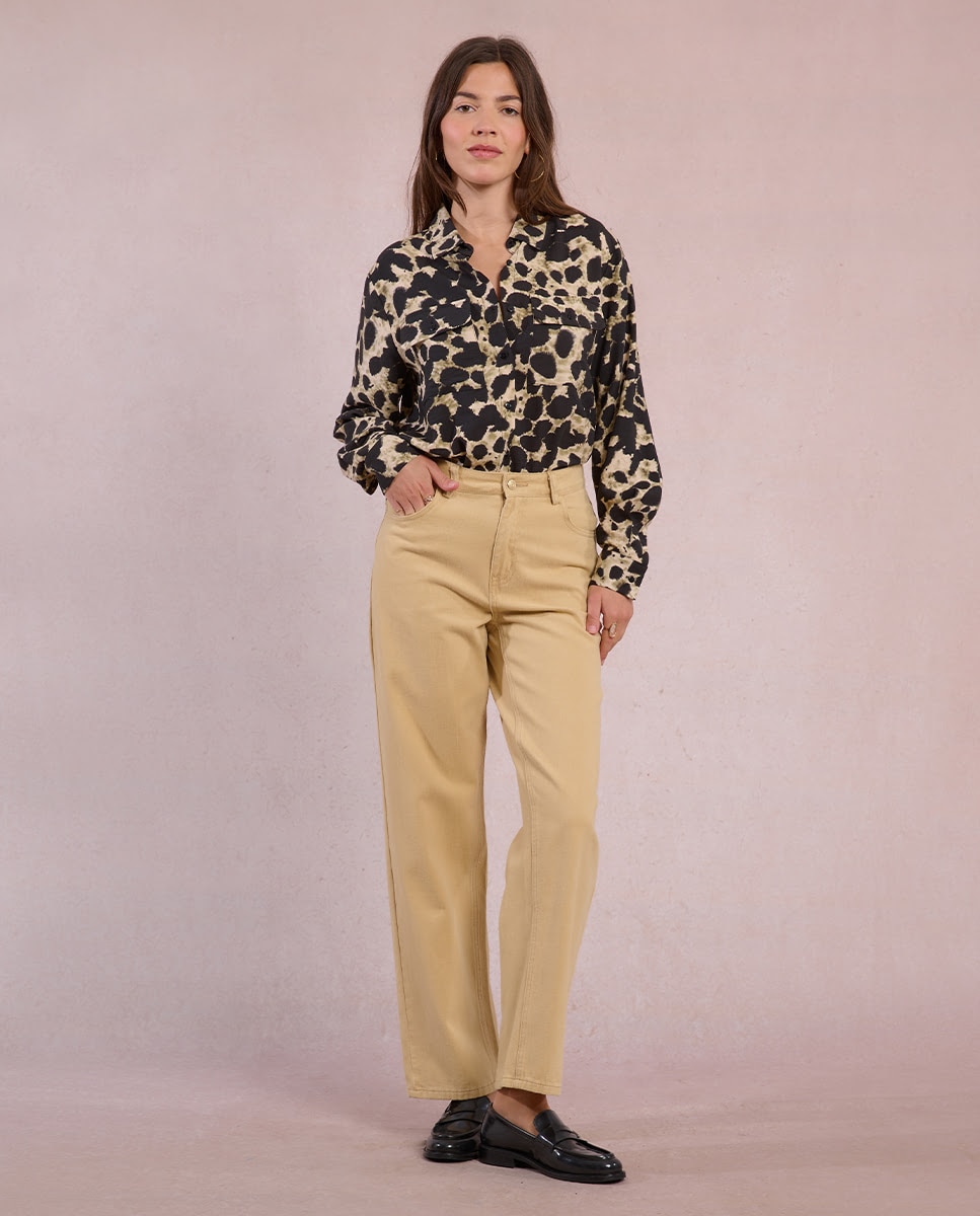 Molly Bracken - Pantalón de mujer largo en tejido de pana.