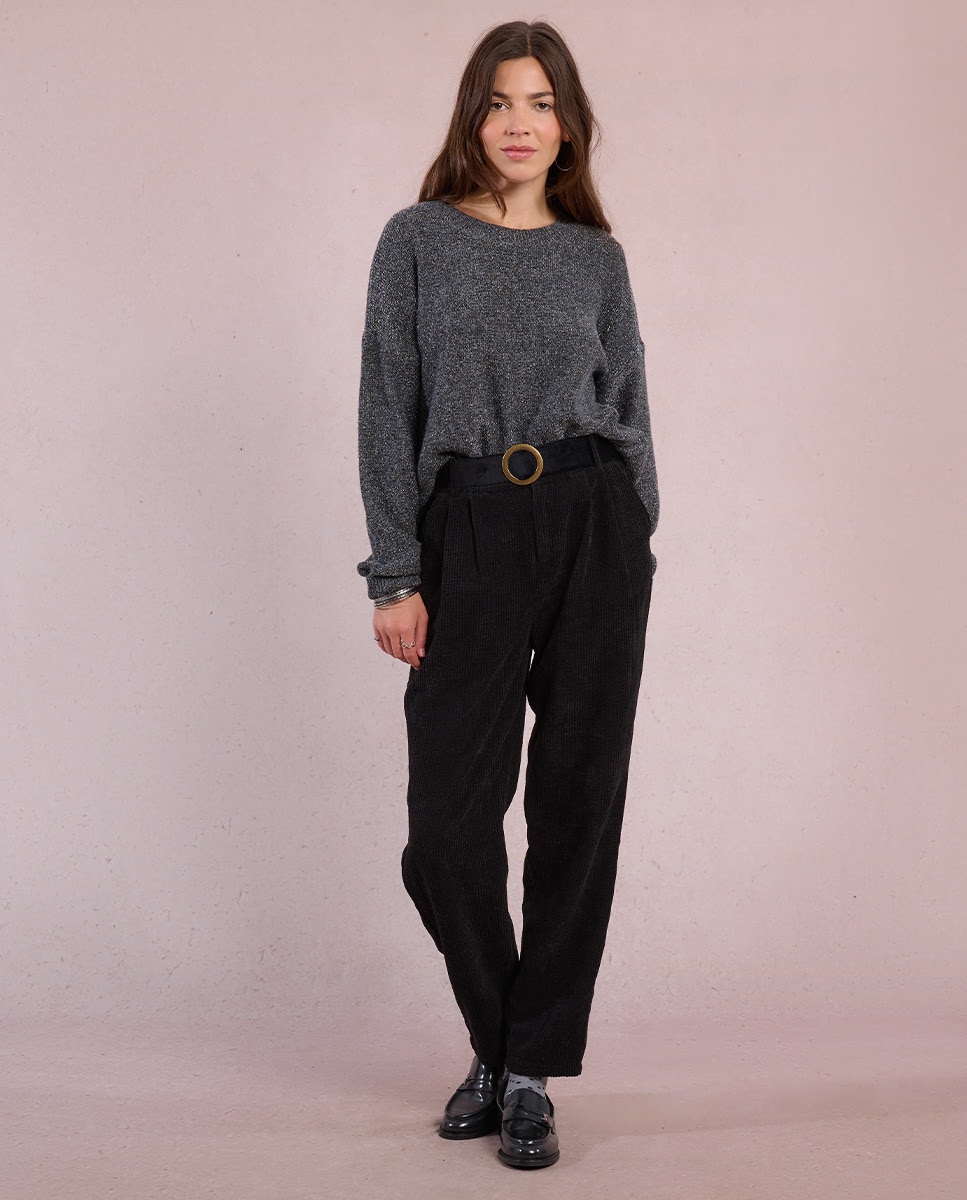 Pantalón de mujer tobillero de micropana