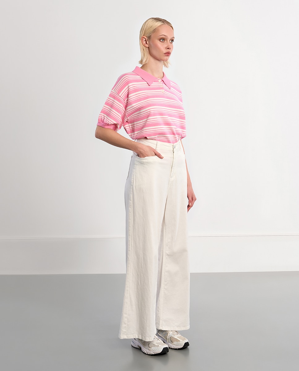 Lili Sidonio - Pantalón de mujer largo acampanado.